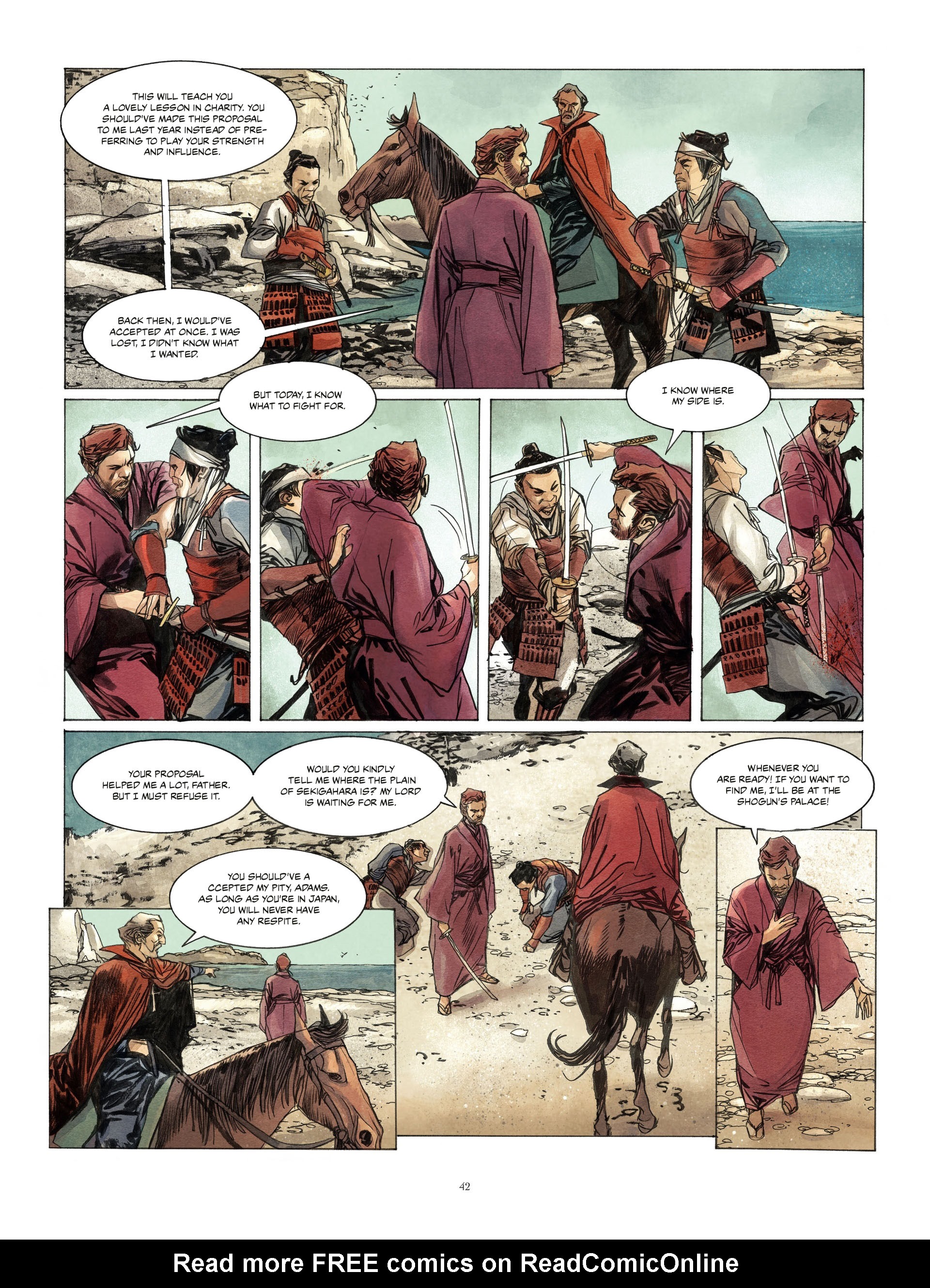Read online William Adams, Samuraj comic -  Issue #2 - 42