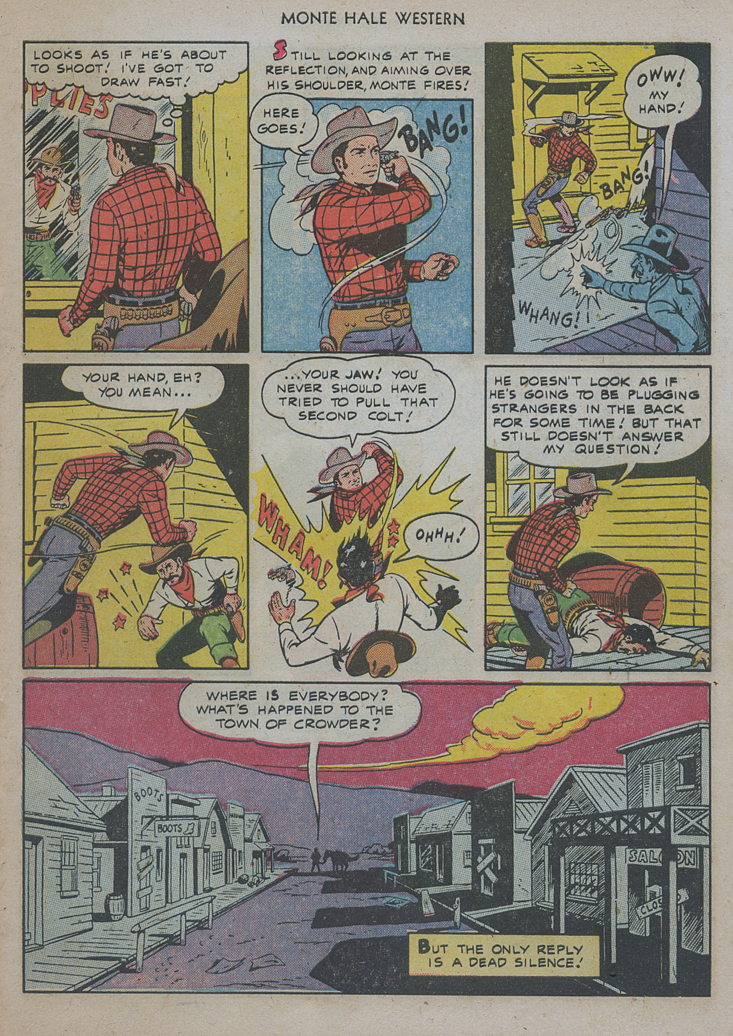 Read online Monte Hale Western comic -  Issue #47 - 19