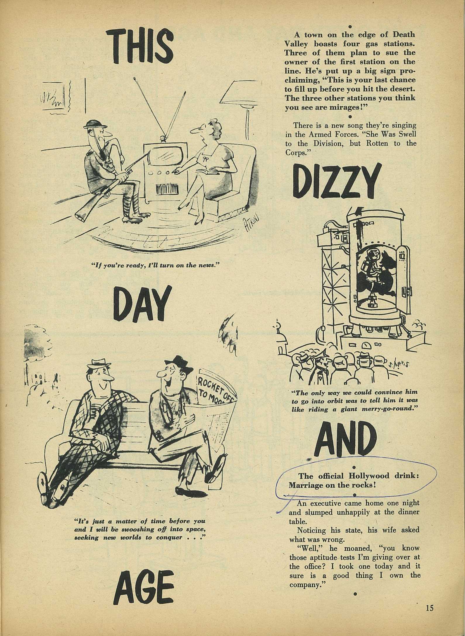 Read online Cartoons and Gags comic -  Issue #5 - 15