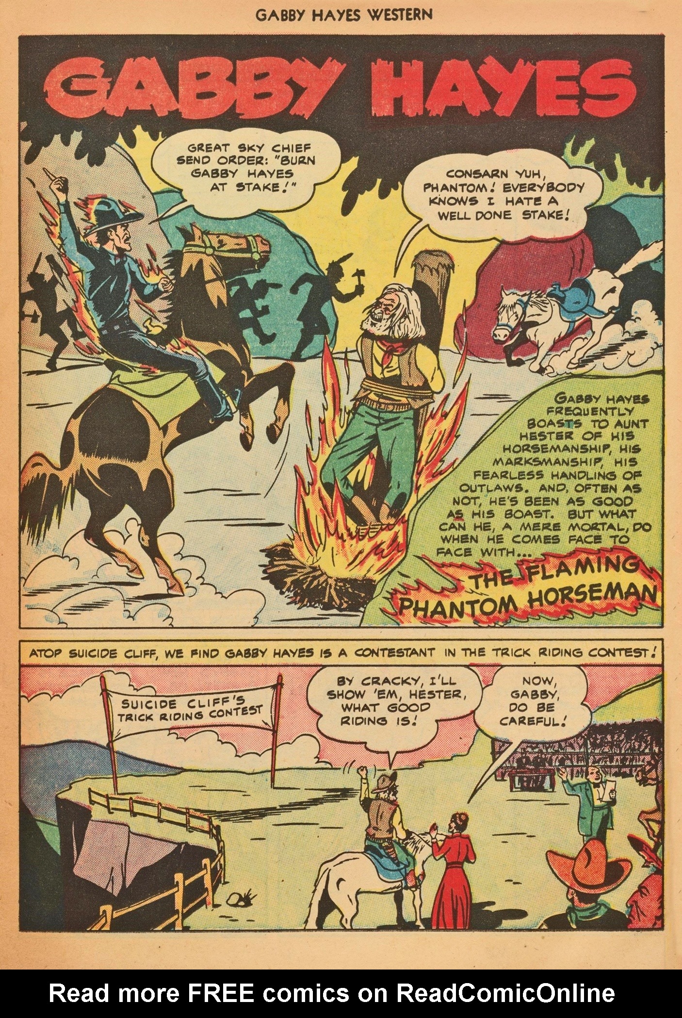 Read online Gabby Hayes Western comic -  Issue #11 - 11