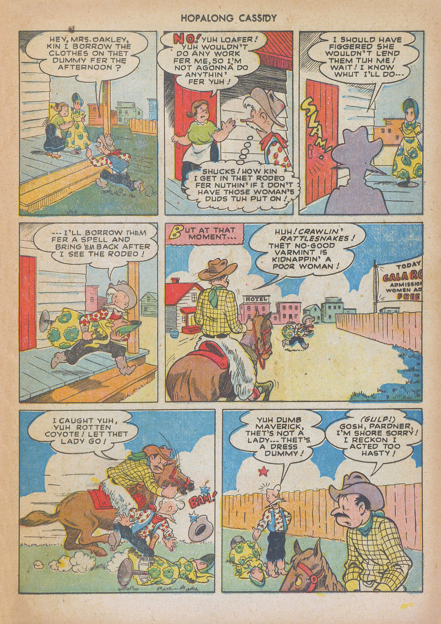 Read online Hopalong Cassidy comic -  Issue #28 - 23