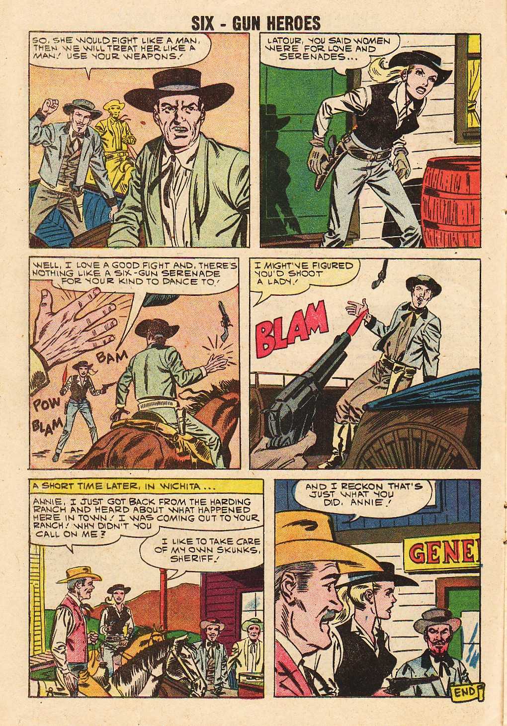 Read online Six-Gun Heroes comic -  Issue #57 - 14