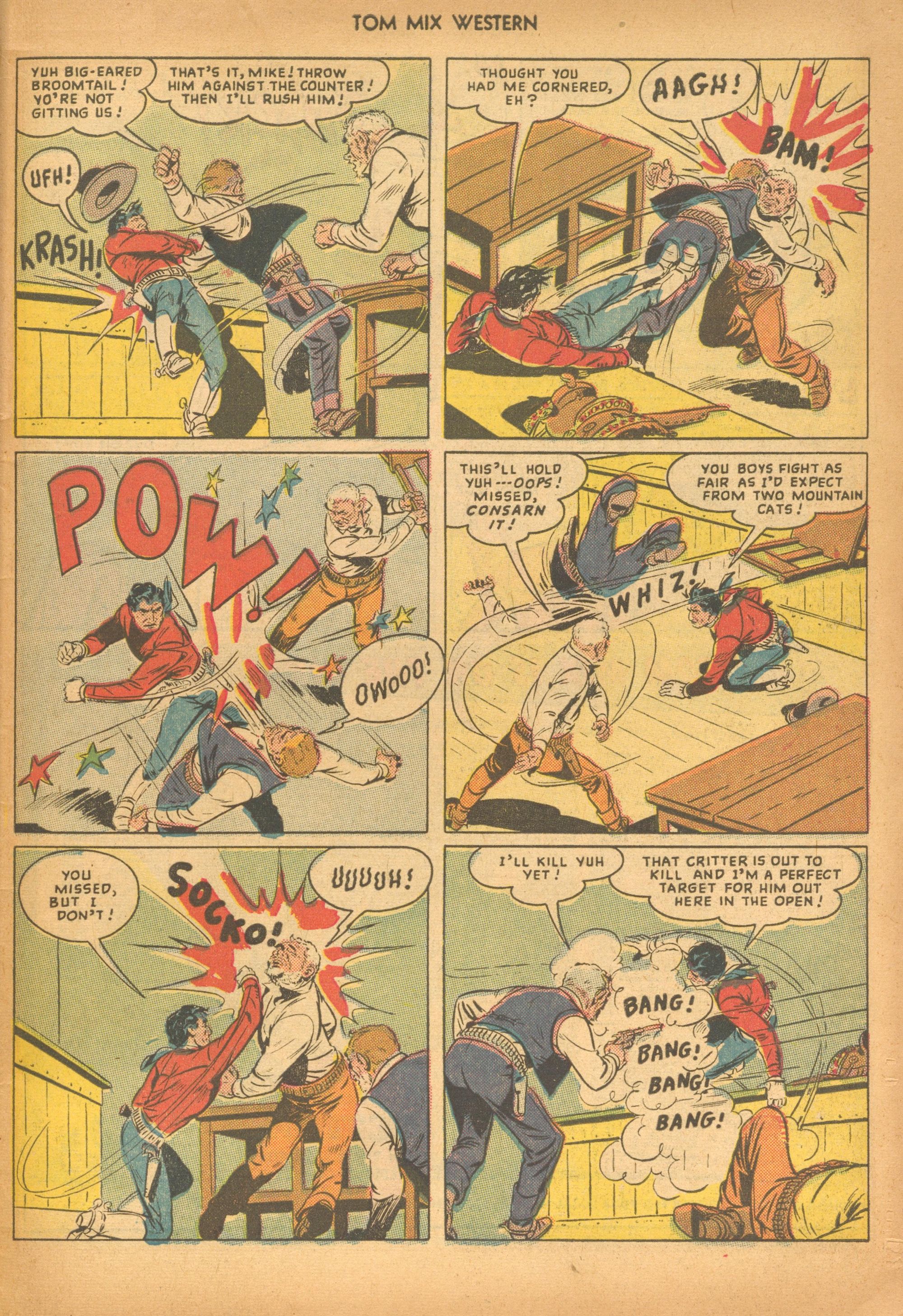 Read online Tom Mix Western (1948) comic -  Issue #20 - 47