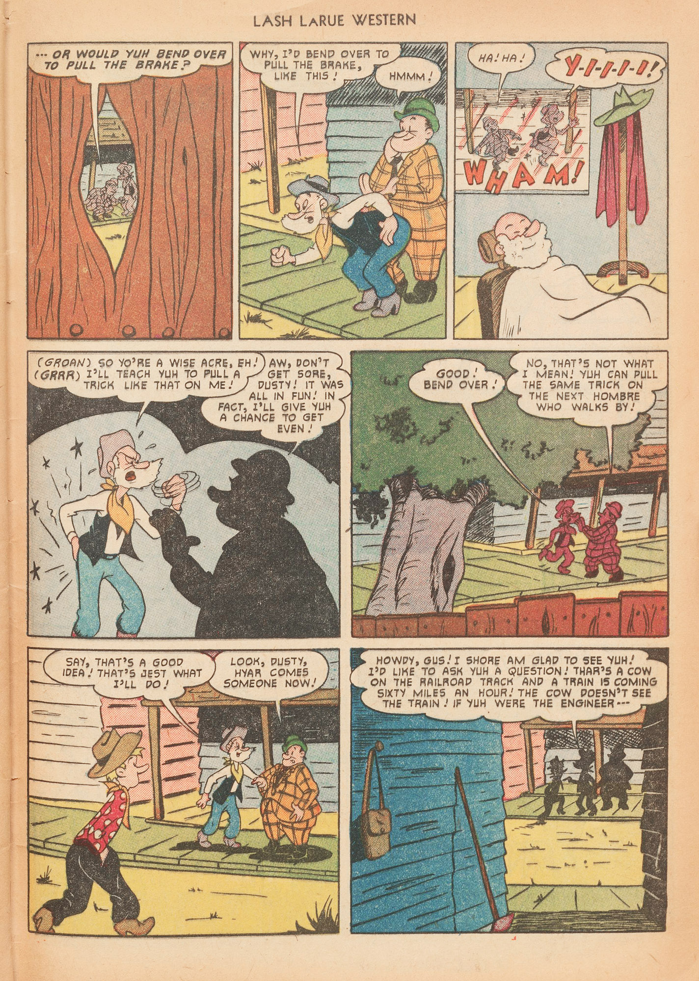 Read online Lash Larue Western (1949) comic -  Issue #15 - 49