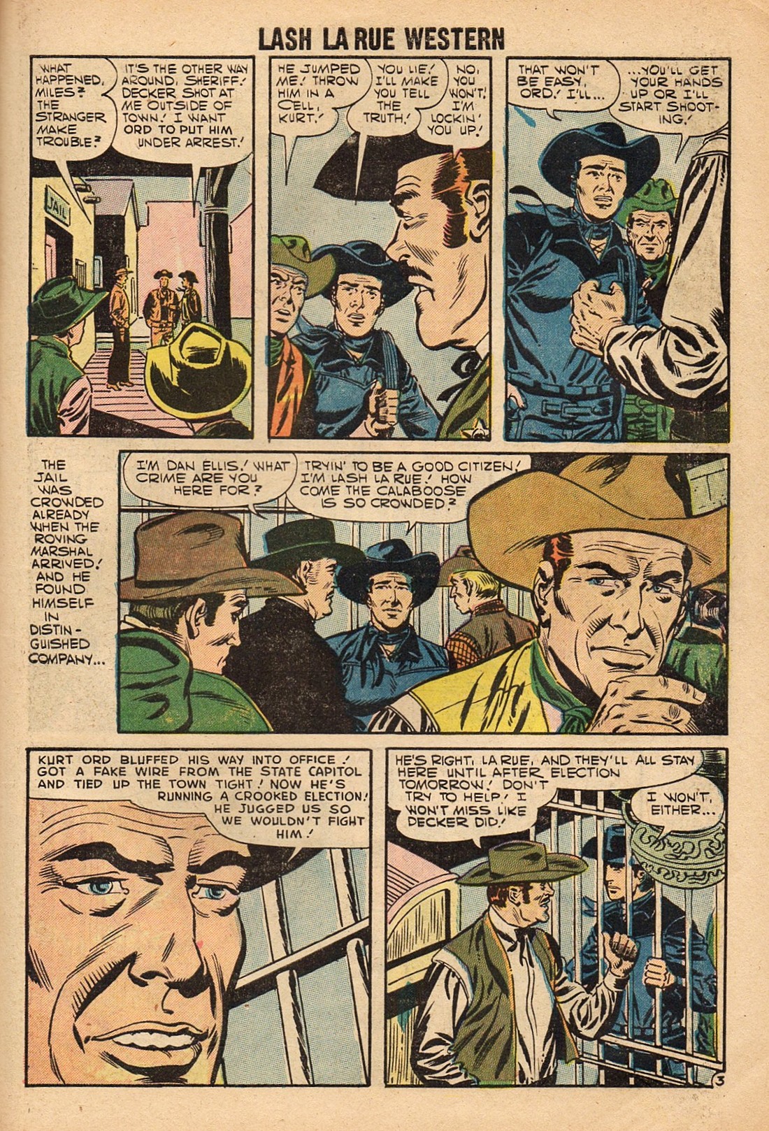 Read online Lash Larue Western (1949) comic -  Issue #67 - 61