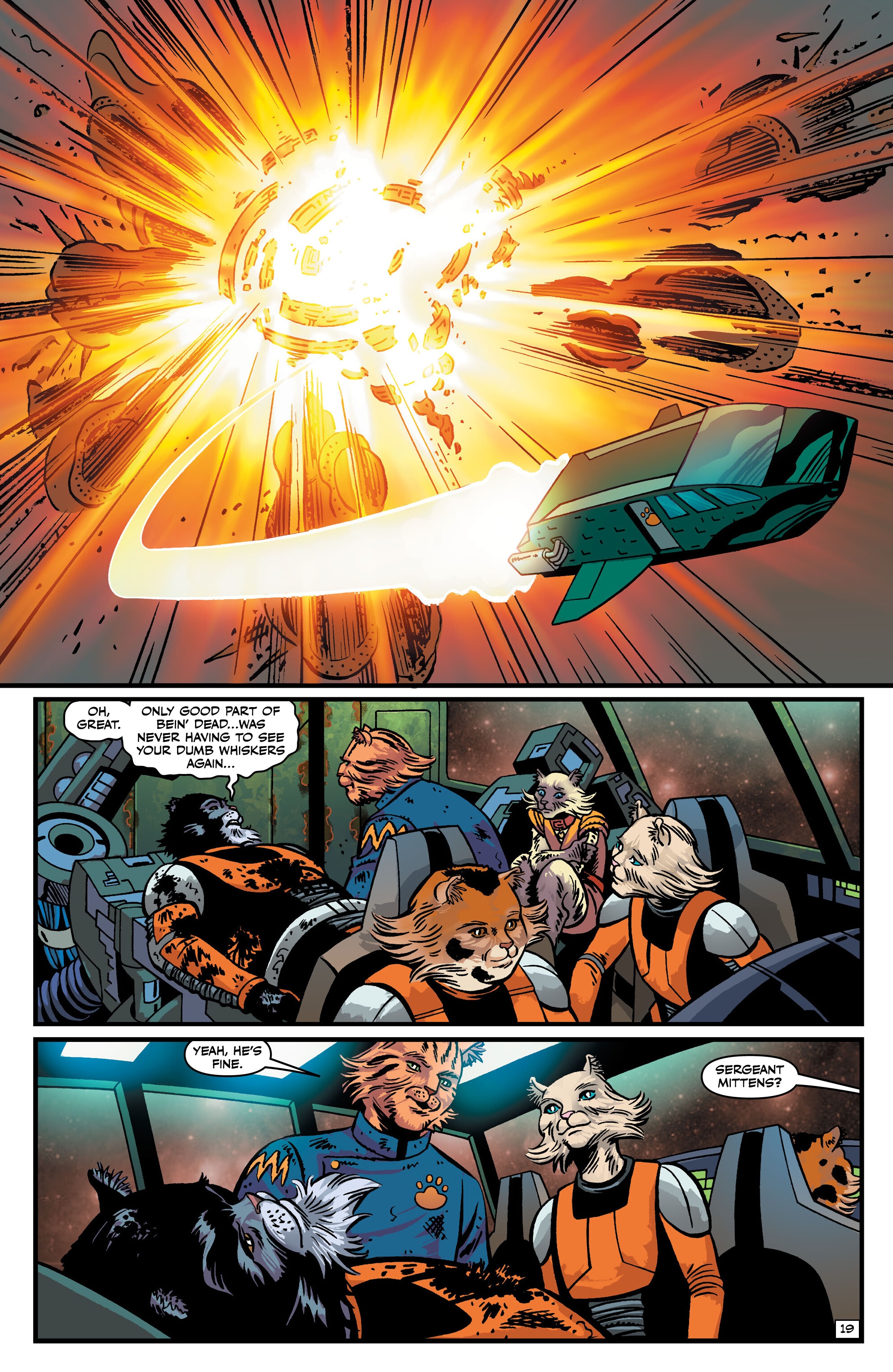 Read online Captain Ginger: The Last Feeder comic -  Issue #2 - 21