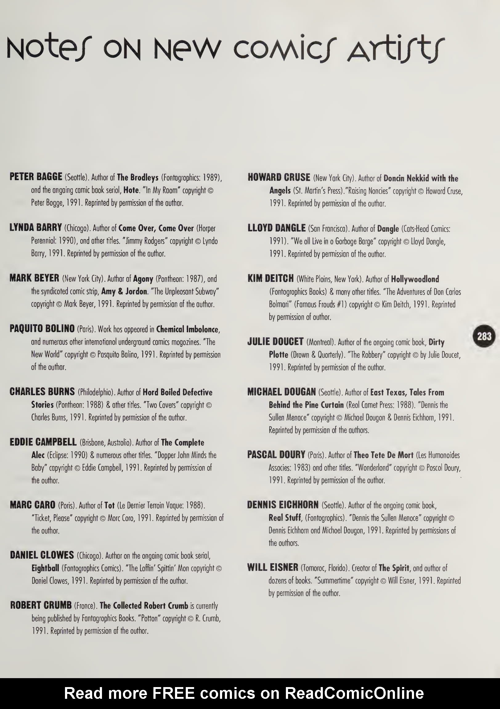 Read online The New Comics Anthology comic -  Issue # TPB (Part 3) - 86