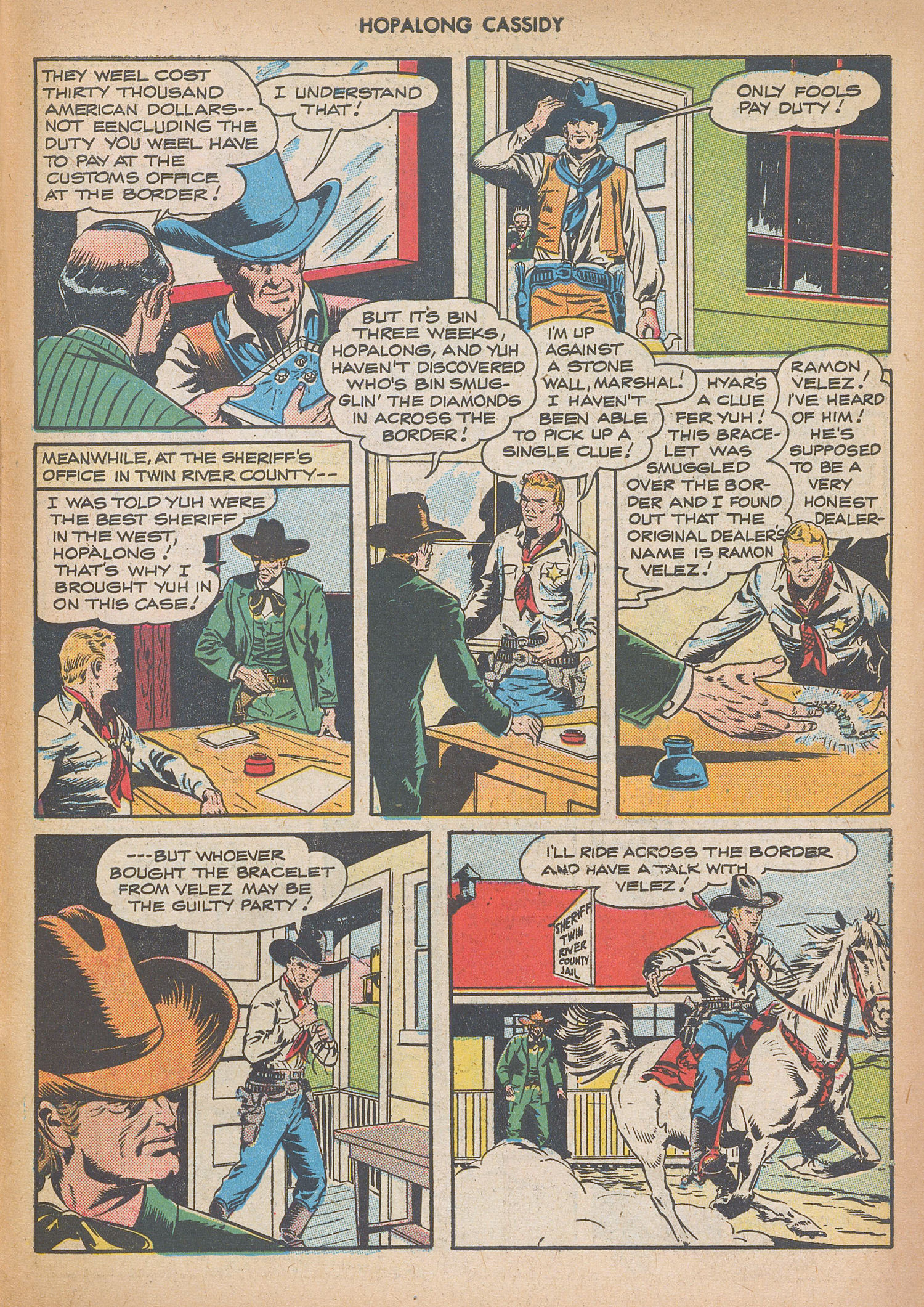 Read online Hopalong Cassidy comic -  Issue #17 - 43