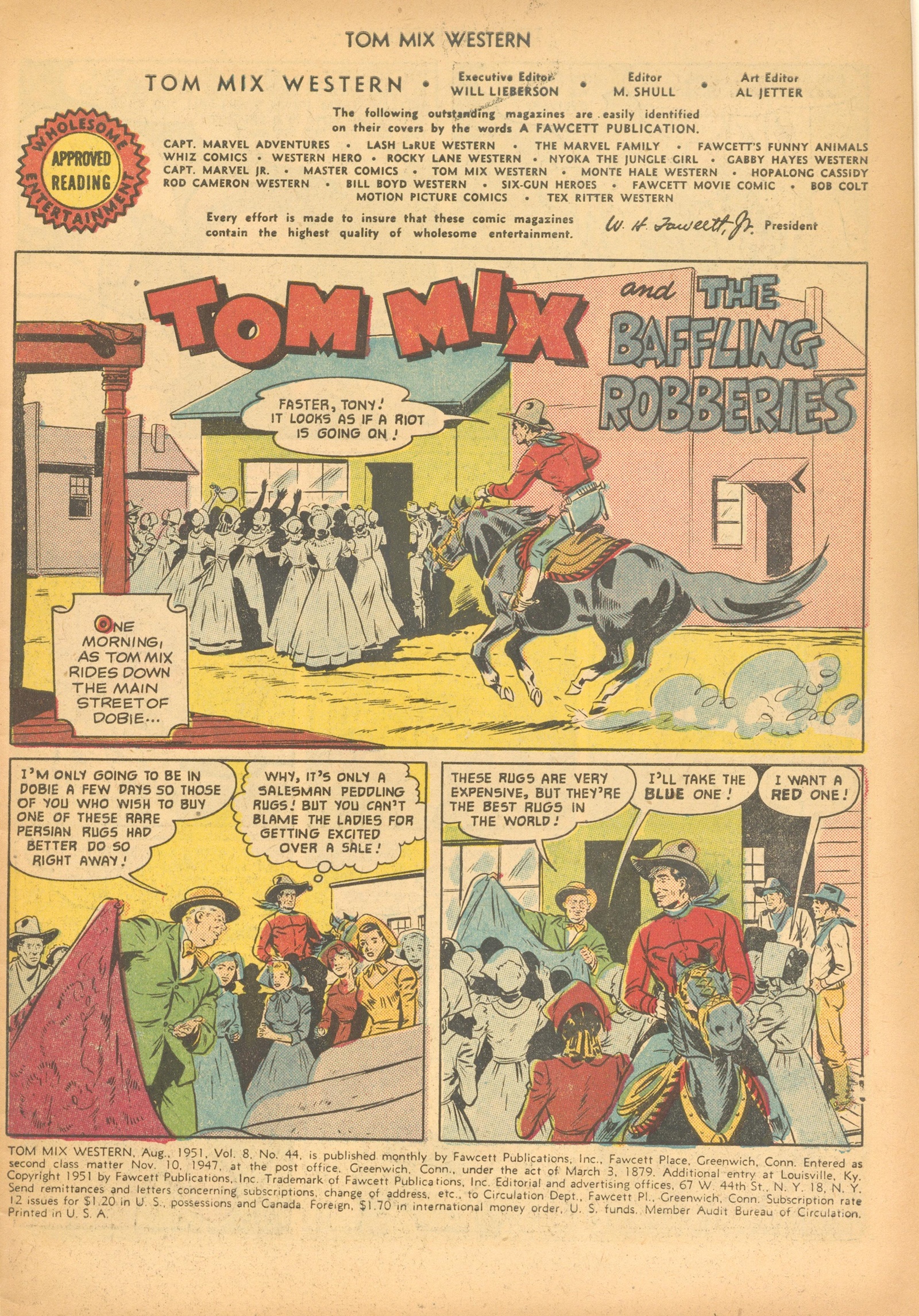 Read online Tom Mix Western (1948) comic -  Issue #44 - 3
