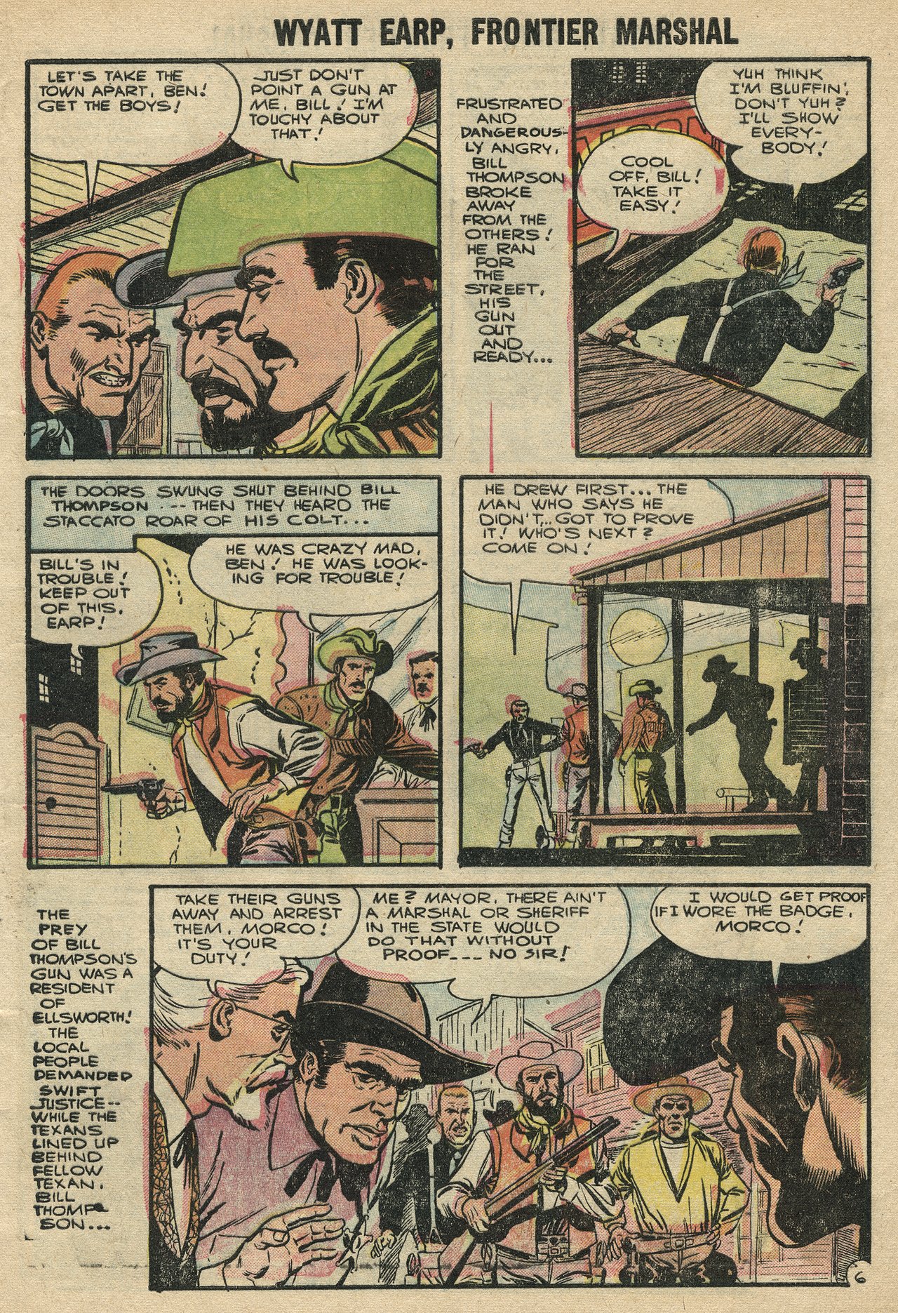 Read online Wyatt Earp Frontier Marshal comic -  Issue #12 - 9