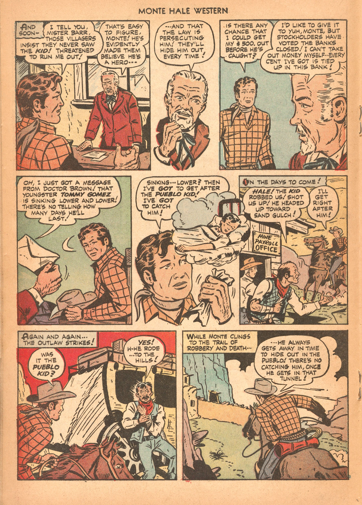 Read online Monte Hale Western comic -  Issue #37 - 18