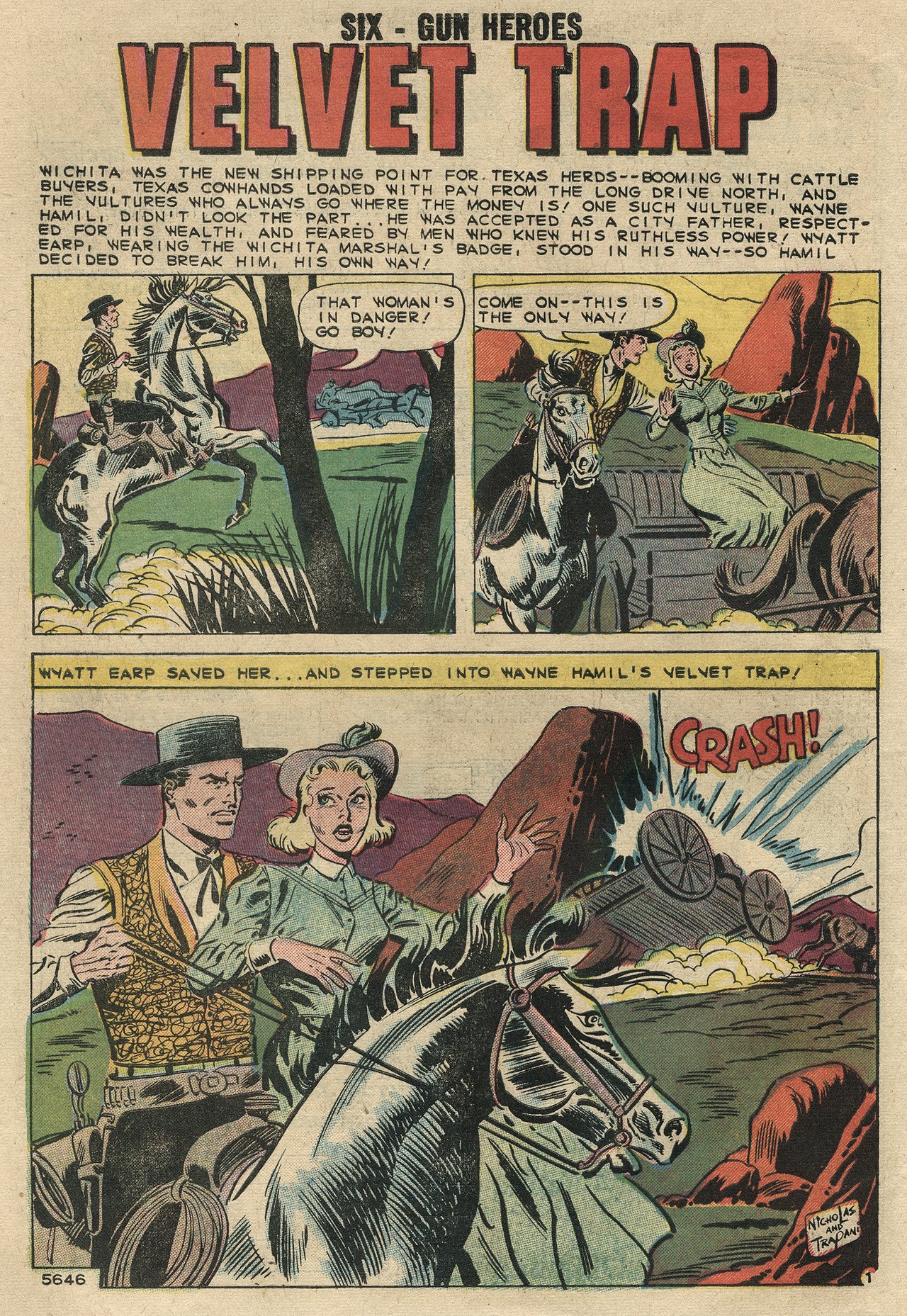 Read online Six-Gun Heroes comic -  Issue #54 - 10