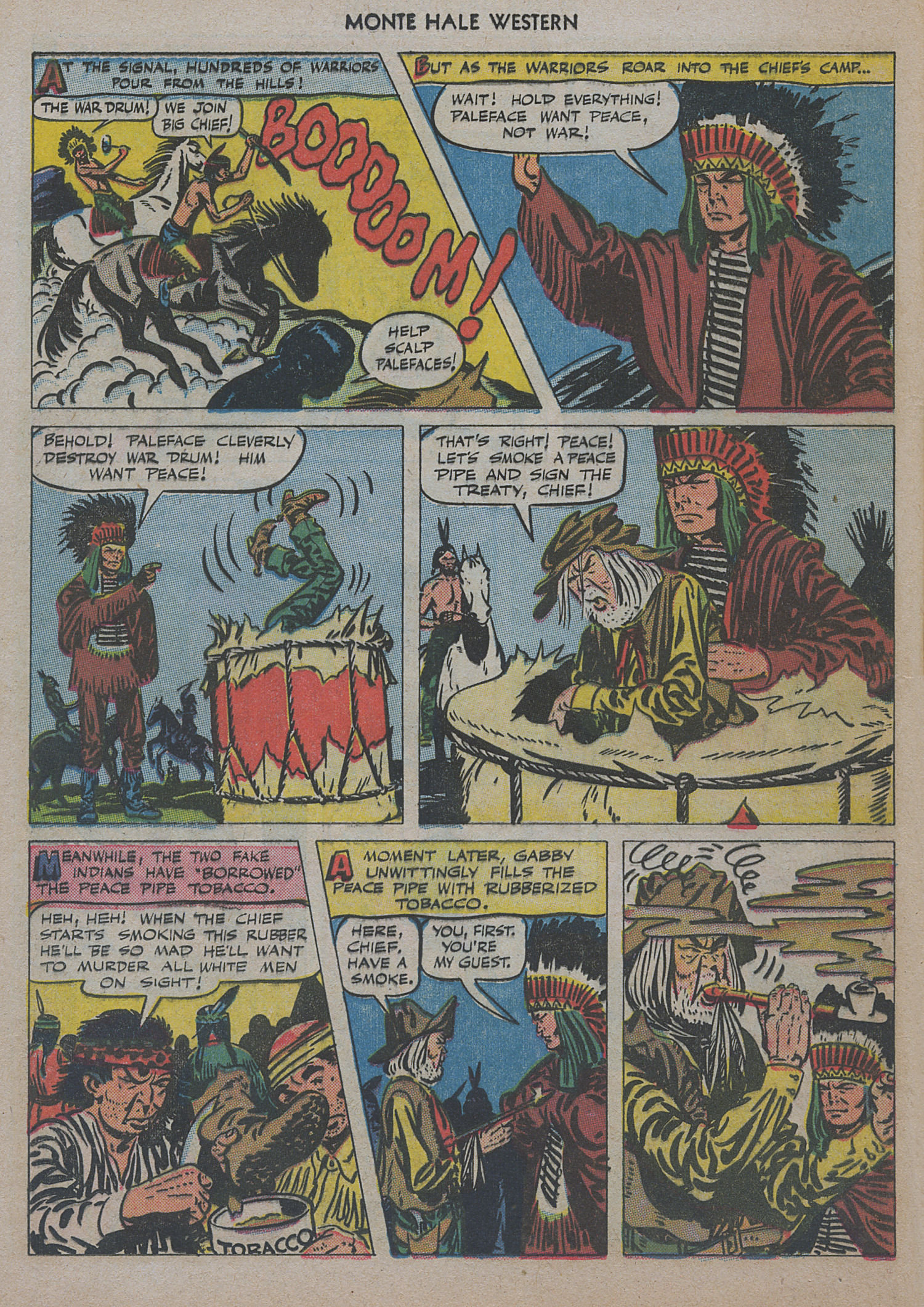 Read online Monte Hale Western comic -  Issue #47 - 16