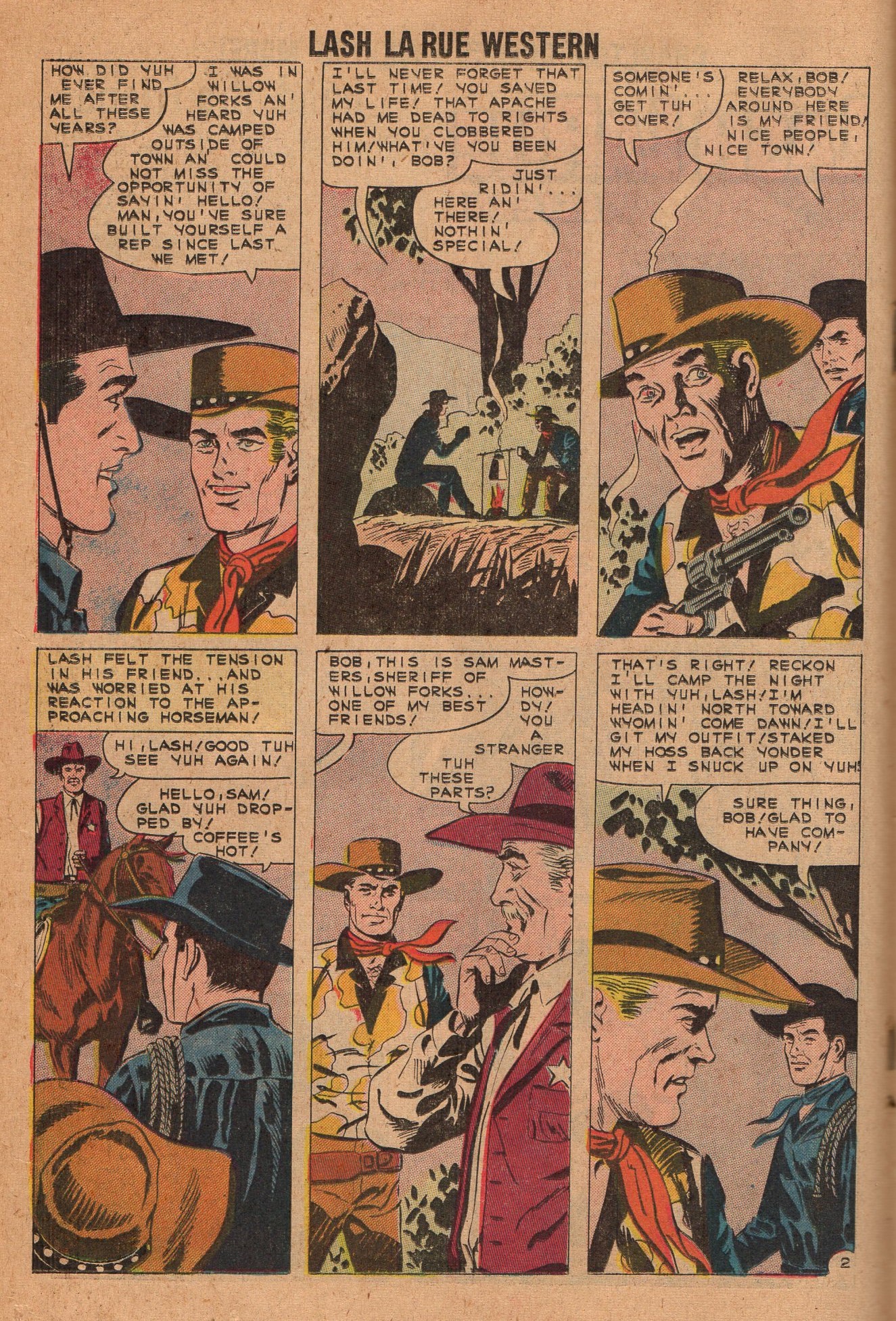 Read online Lash Larue Western (1949) comic -  Issue #83 - 18