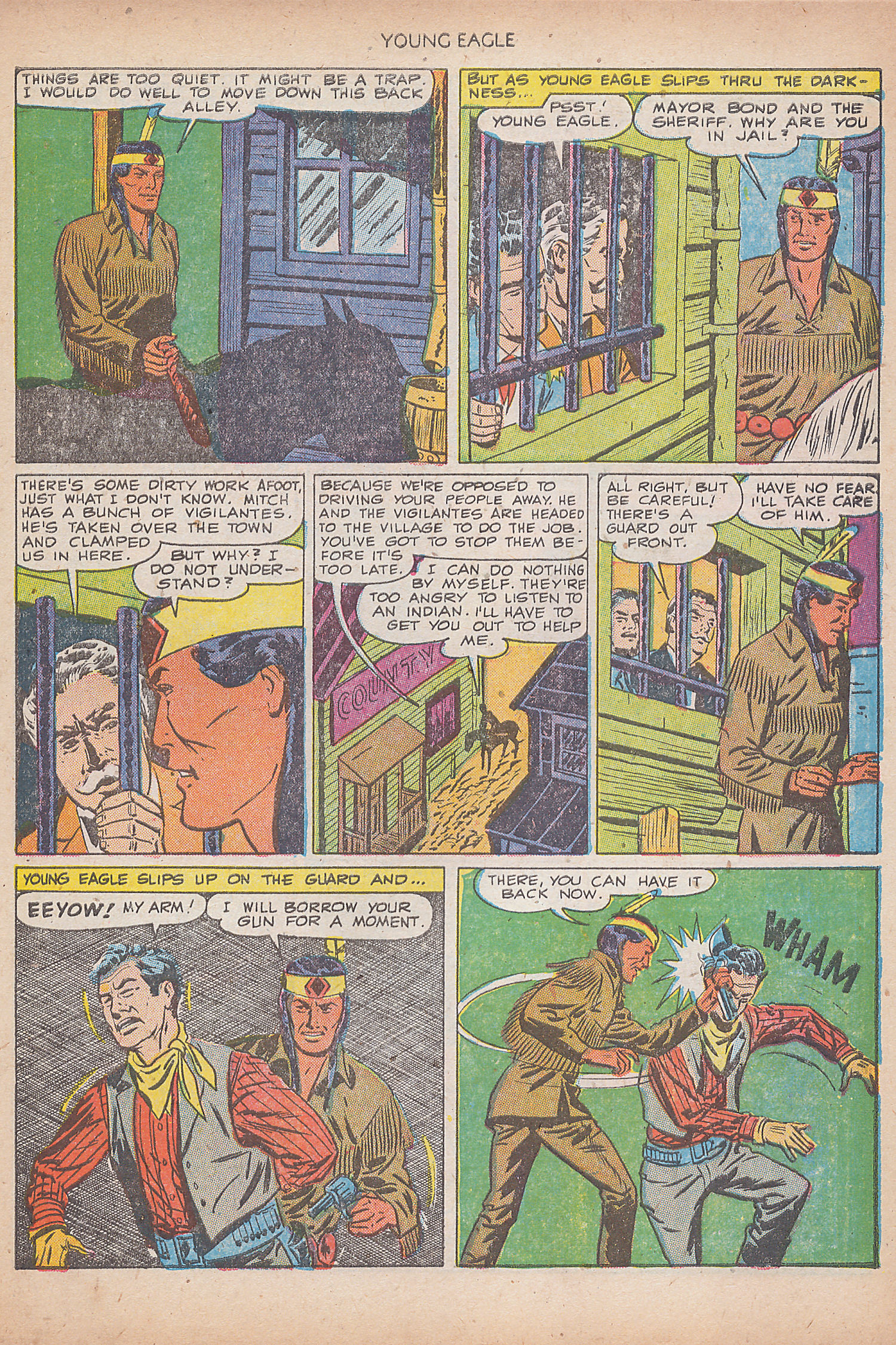Read online Young Eagle comic -  Issue #7 - 13