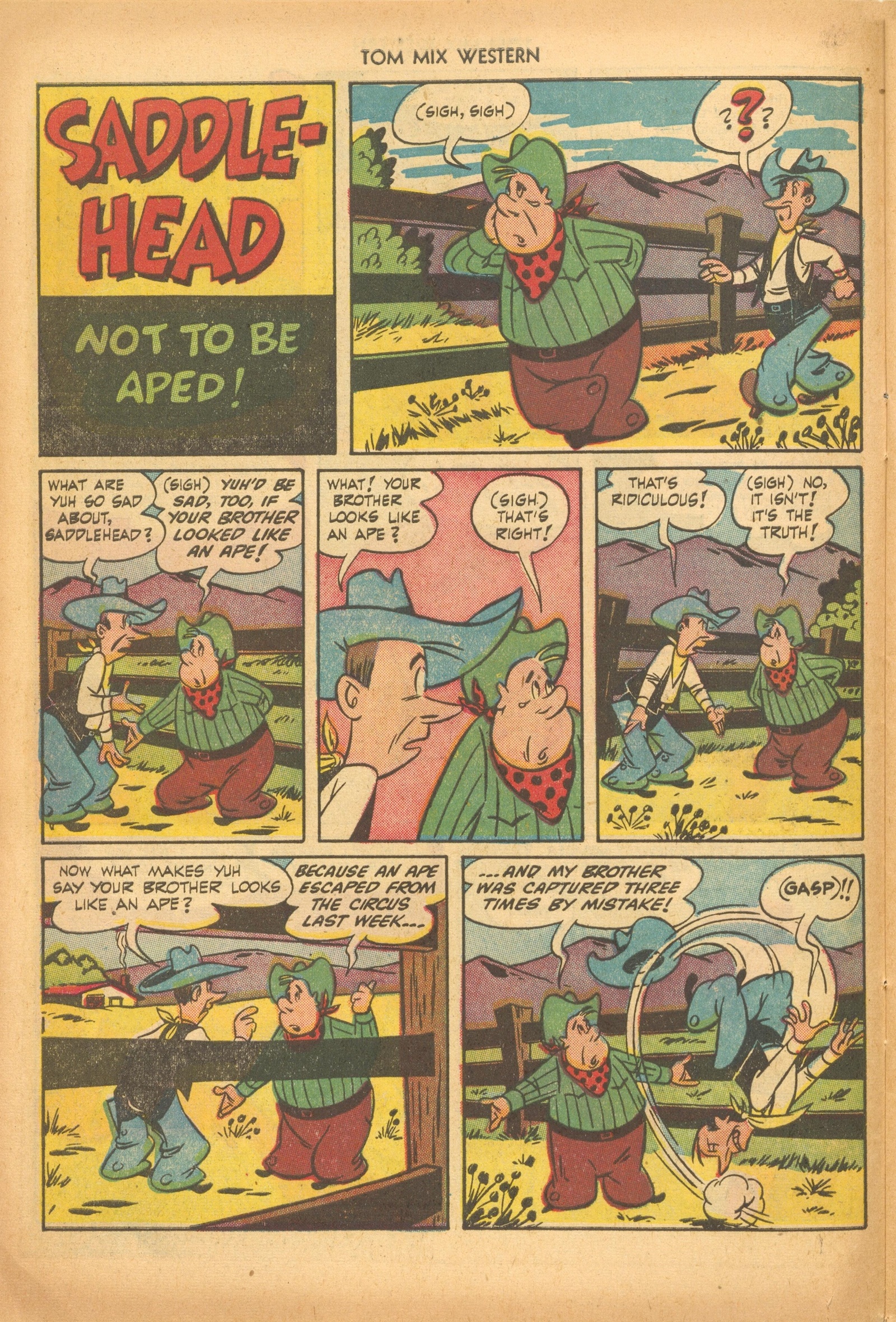 Read online Tom Mix Western (1948) comic -  Issue #53 - 10