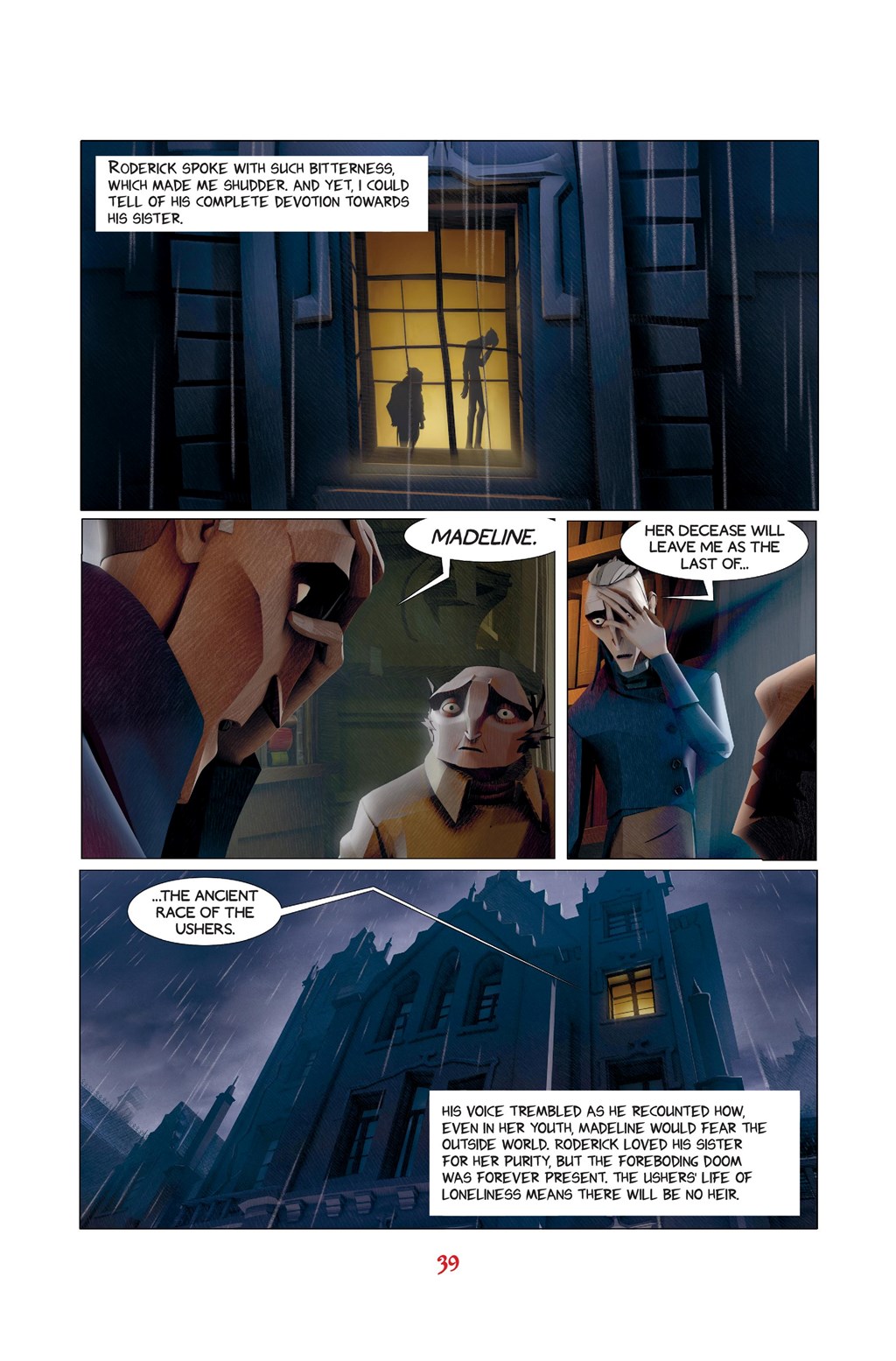 Read online The Fall of the House of Usher: A Graphic Novel comic -  Issue # TPB - 35