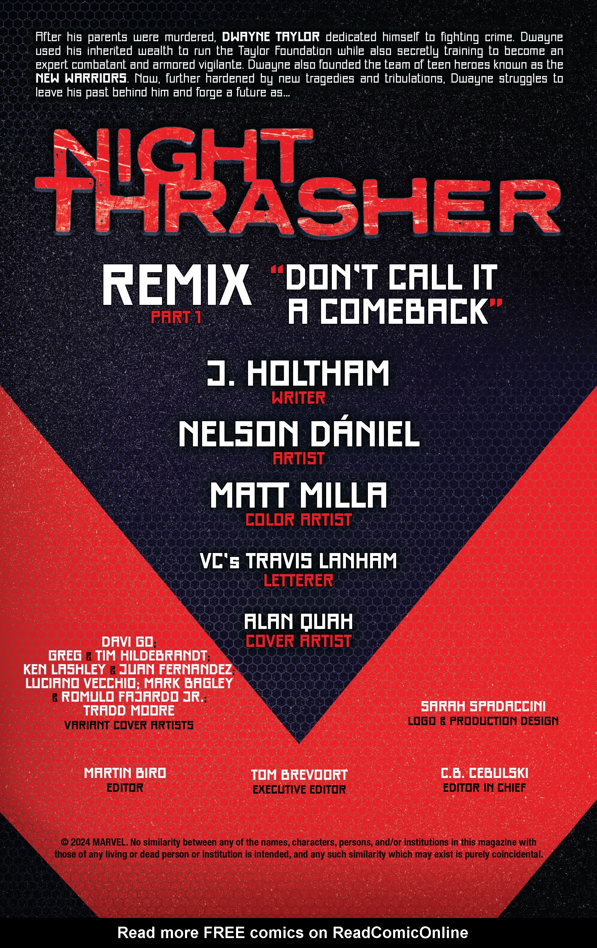 Read online Night Thrasher (2024) comic -  Issue #1 - 2