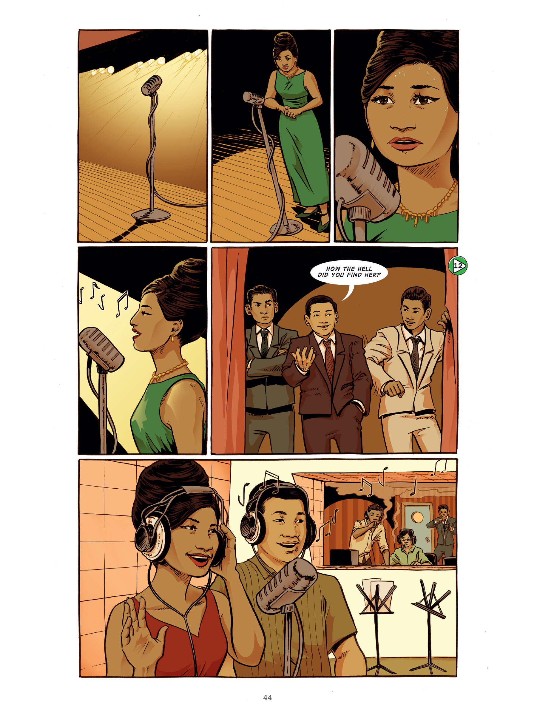 Read online The Golden Voice: The Ballad of Cambodian Rock's Lost Queen comic -  Issue # TPB (Part 1) - 43