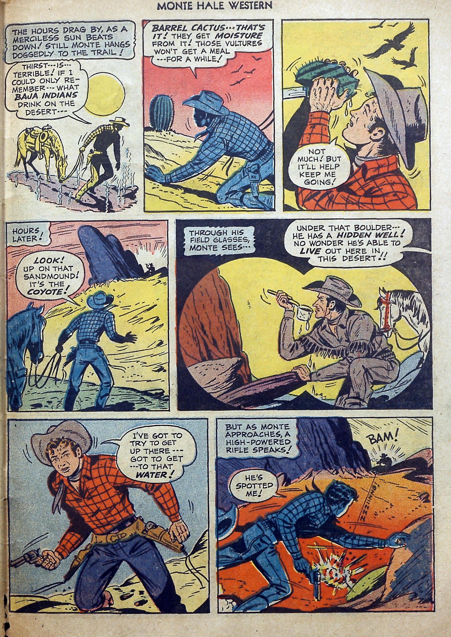 Read online Monte Hale Western comic -  Issue #46 - 47