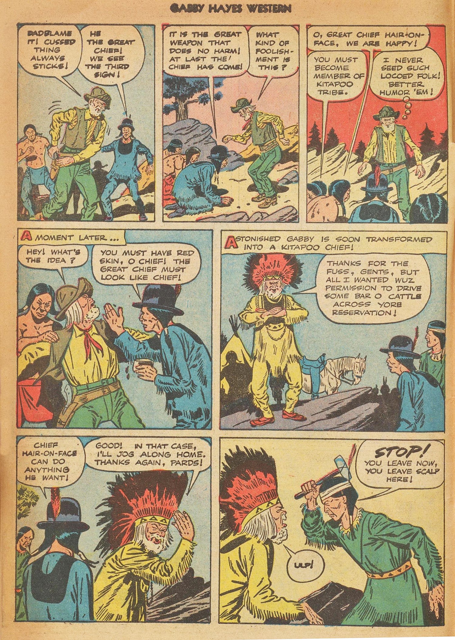 Read online Gabby Hayes Western comic -  Issue #3 - 6