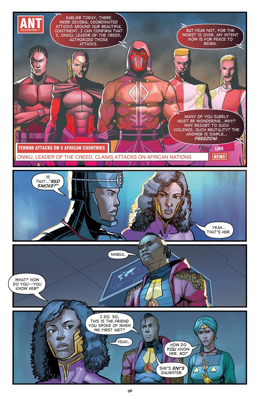 The Oloris: Heroes Will Unite issue TPB (Part 1) - Page 96