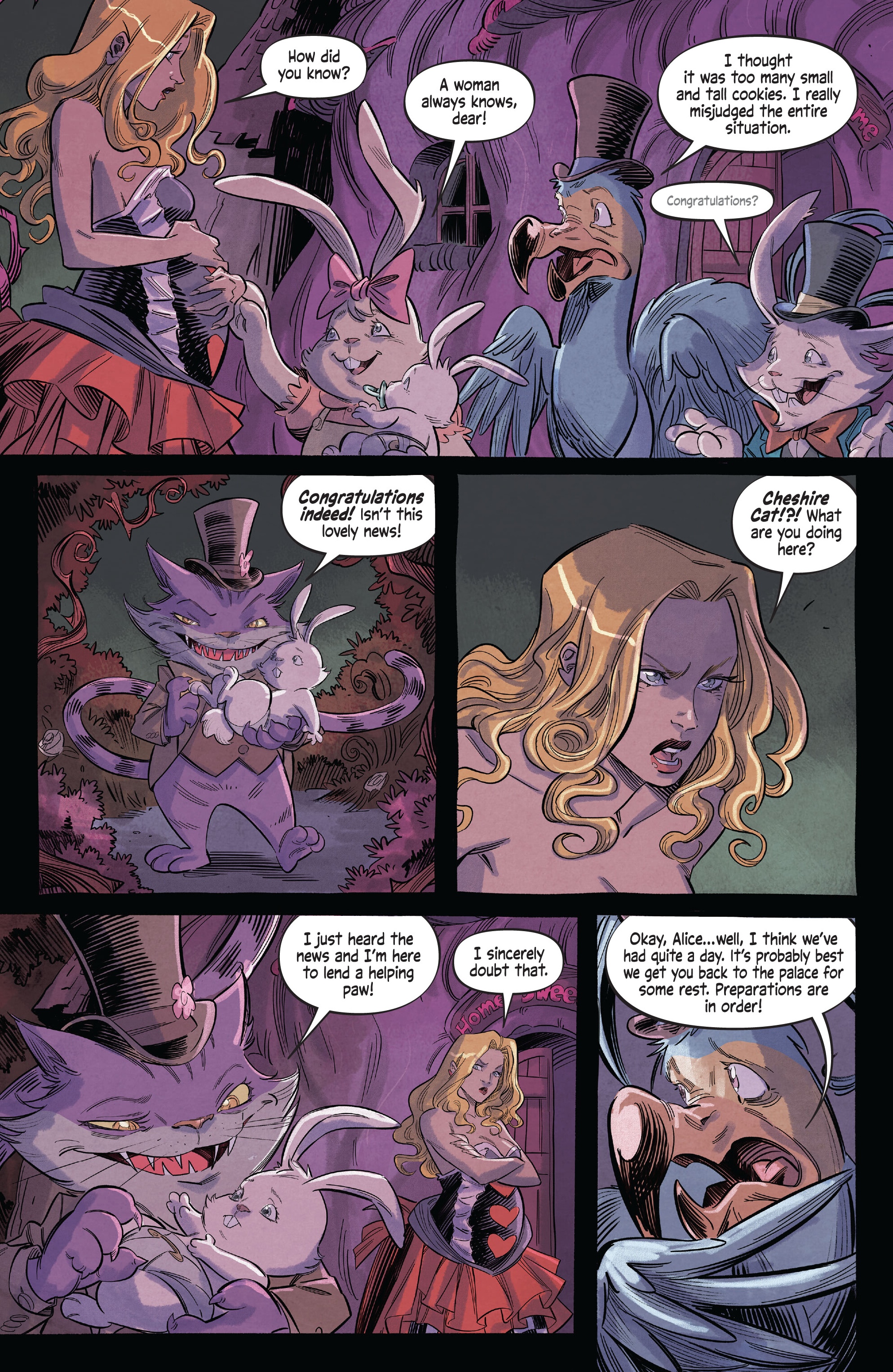 Read online Alice Never After comic -  Issue #5 - 6