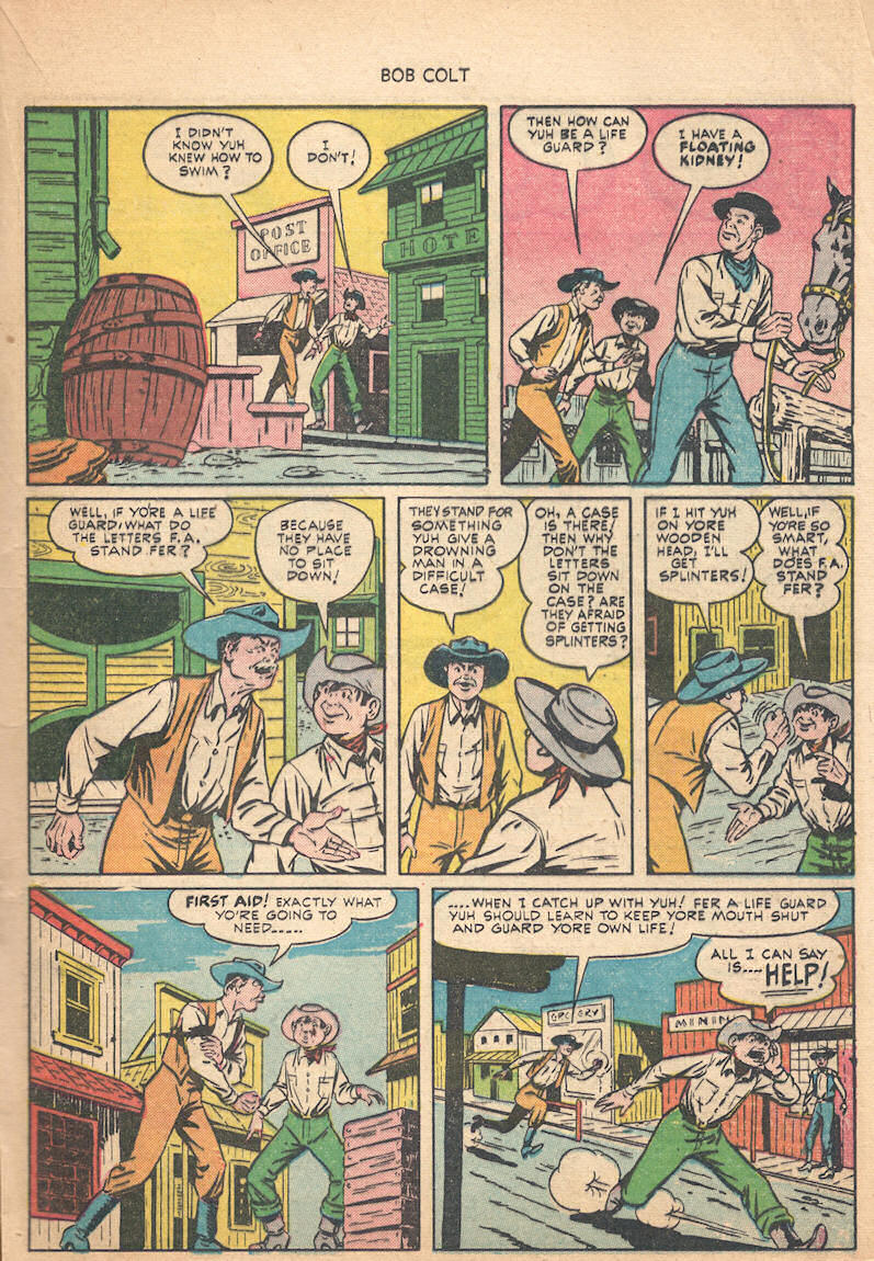 Read online Bob Colt Western comic -  Issue #1 - 17