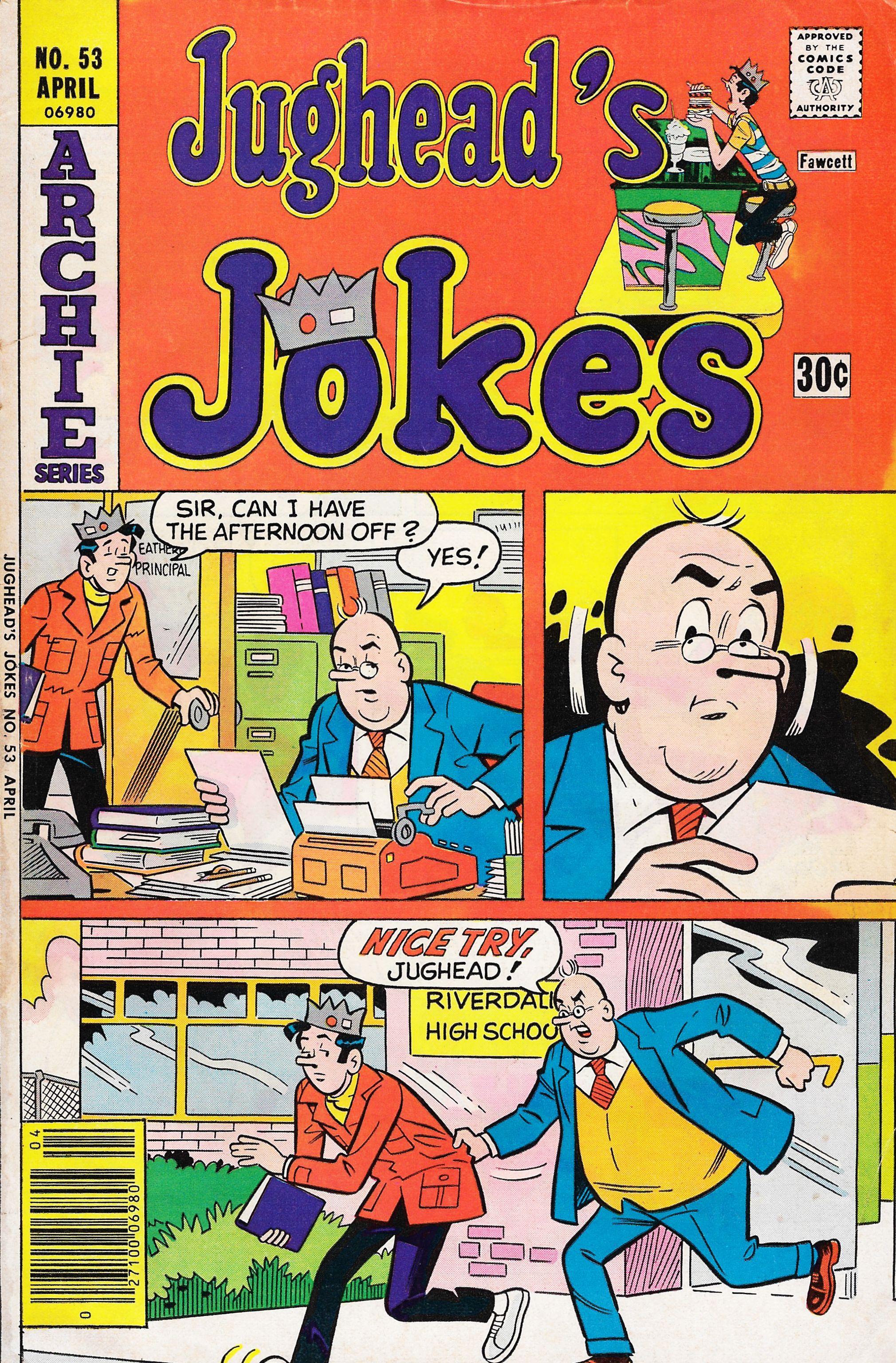 Read online Jughead's Jokes comic -  Issue #53 - 1