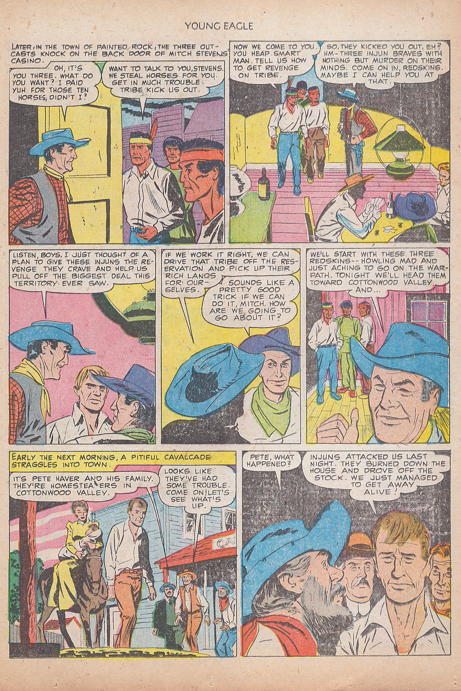 Read online Young Eagle comic -  Issue #7 - 5