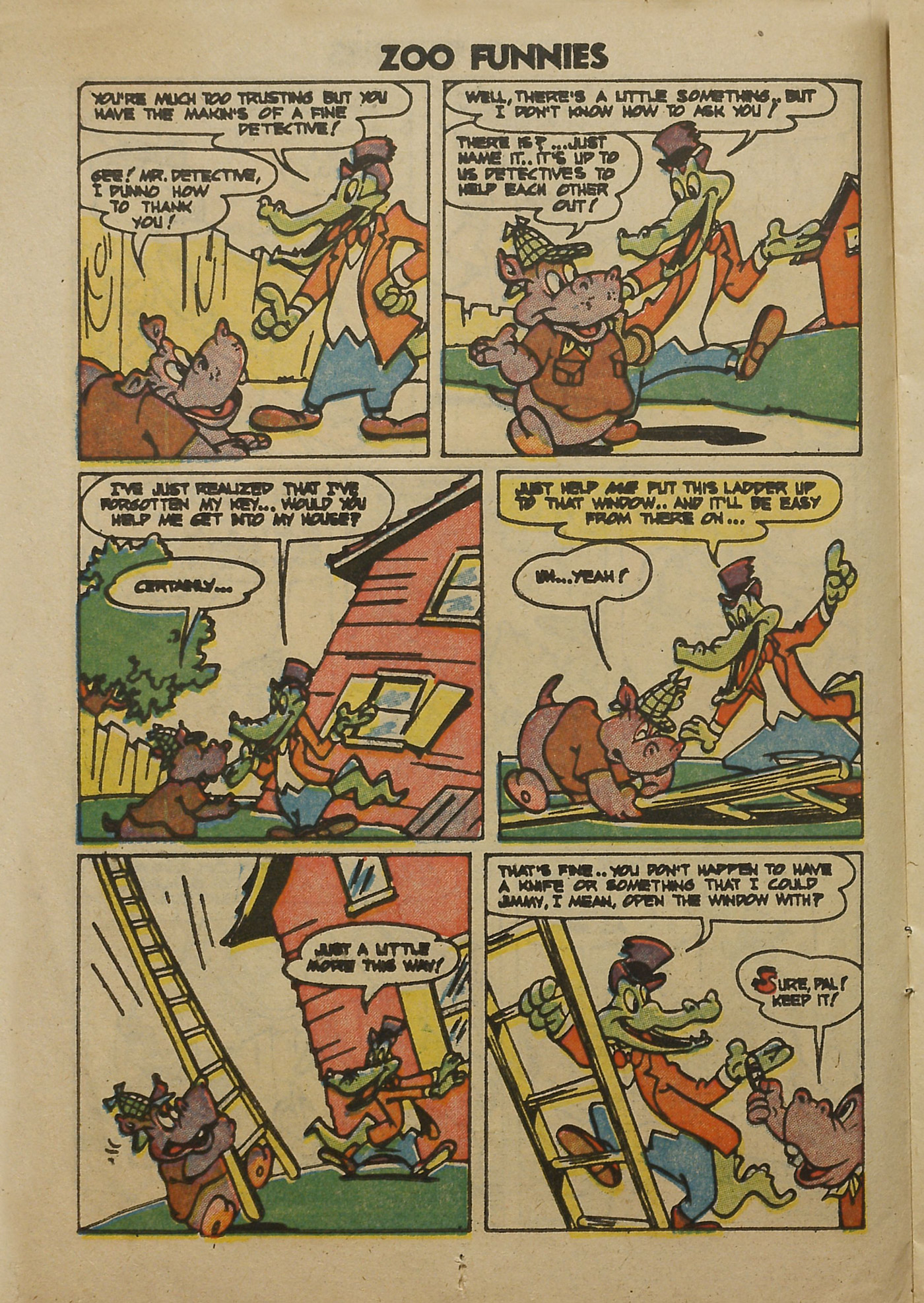 Read online Zoo Funnies comic -  Issue #4 - 13