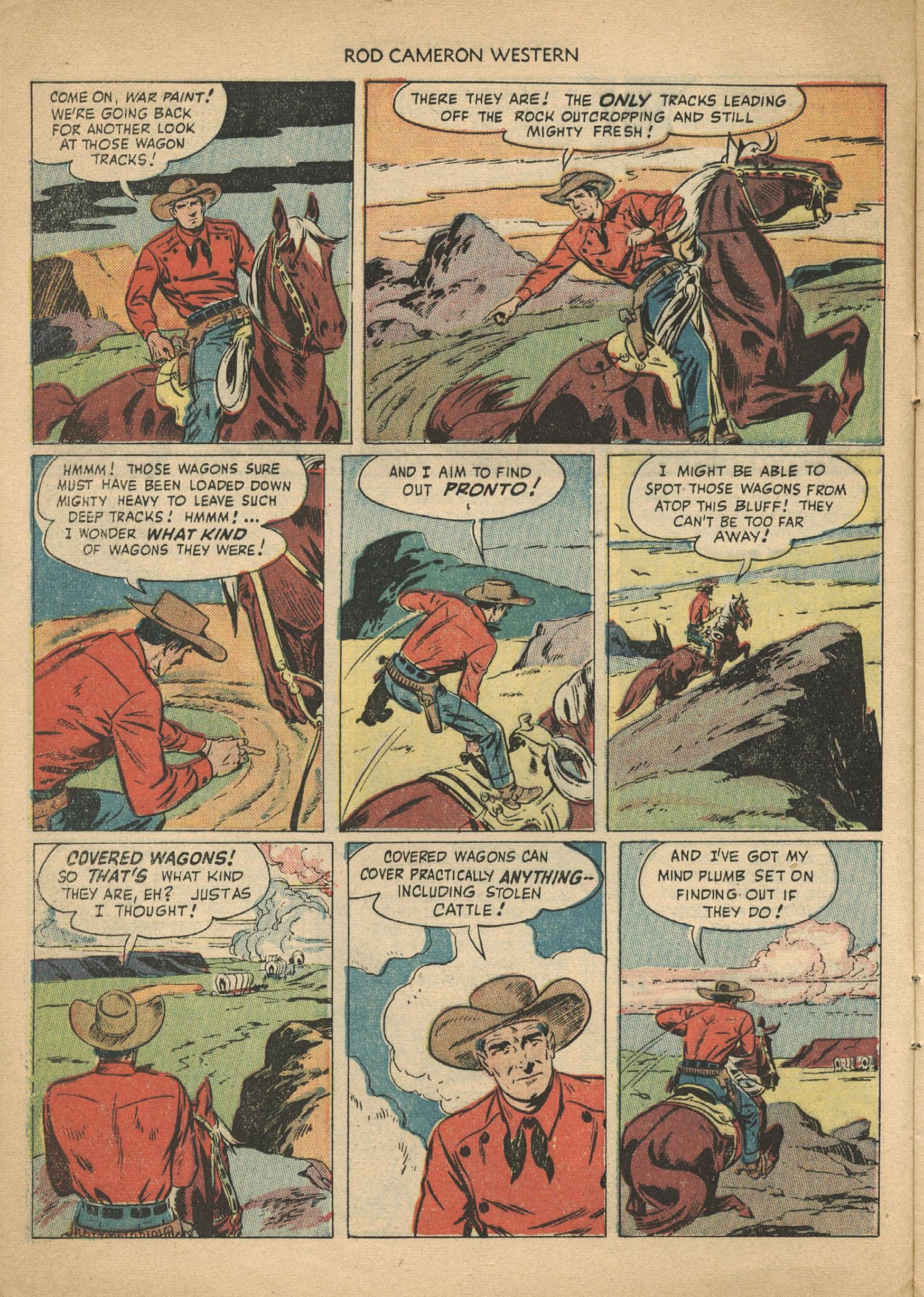 Read online Rod Cameron Western comic -  Issue #1 - 12