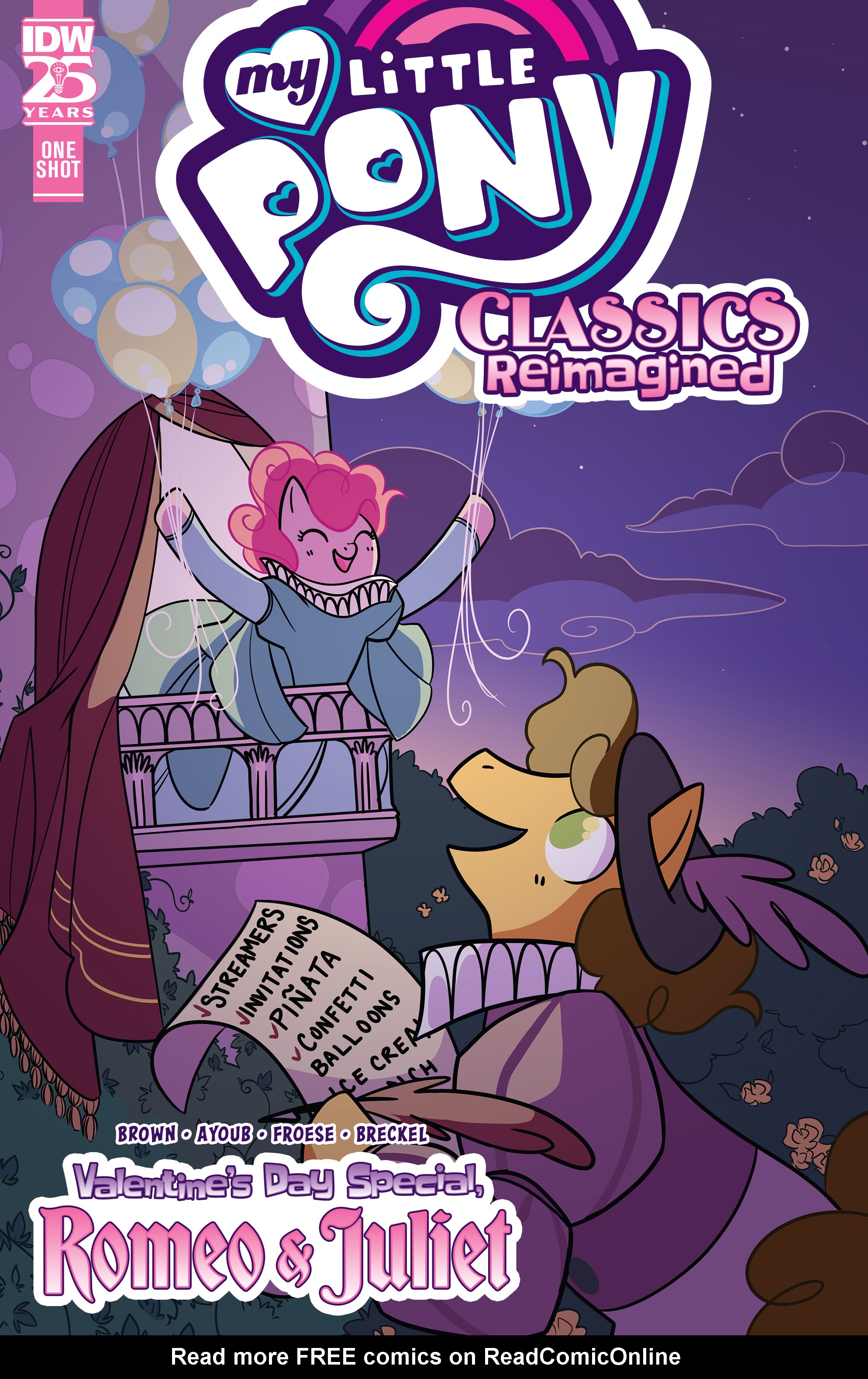 Read online My Little Pony: Valentine's Day Special, Romeo & Juliet comic -  Issue # Full - 1