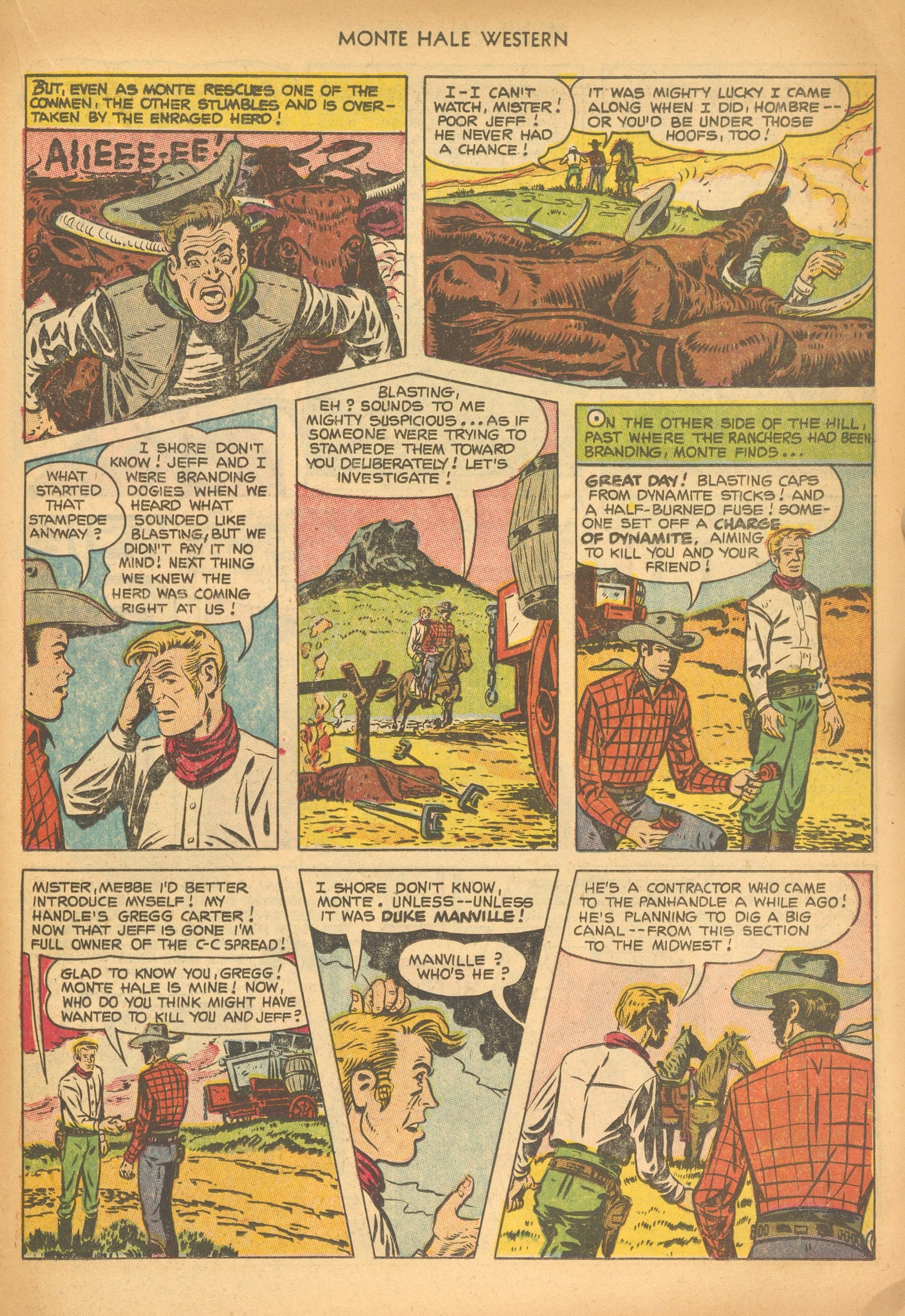 Read online Monte Hale Western comic -  Issue #80 - 23