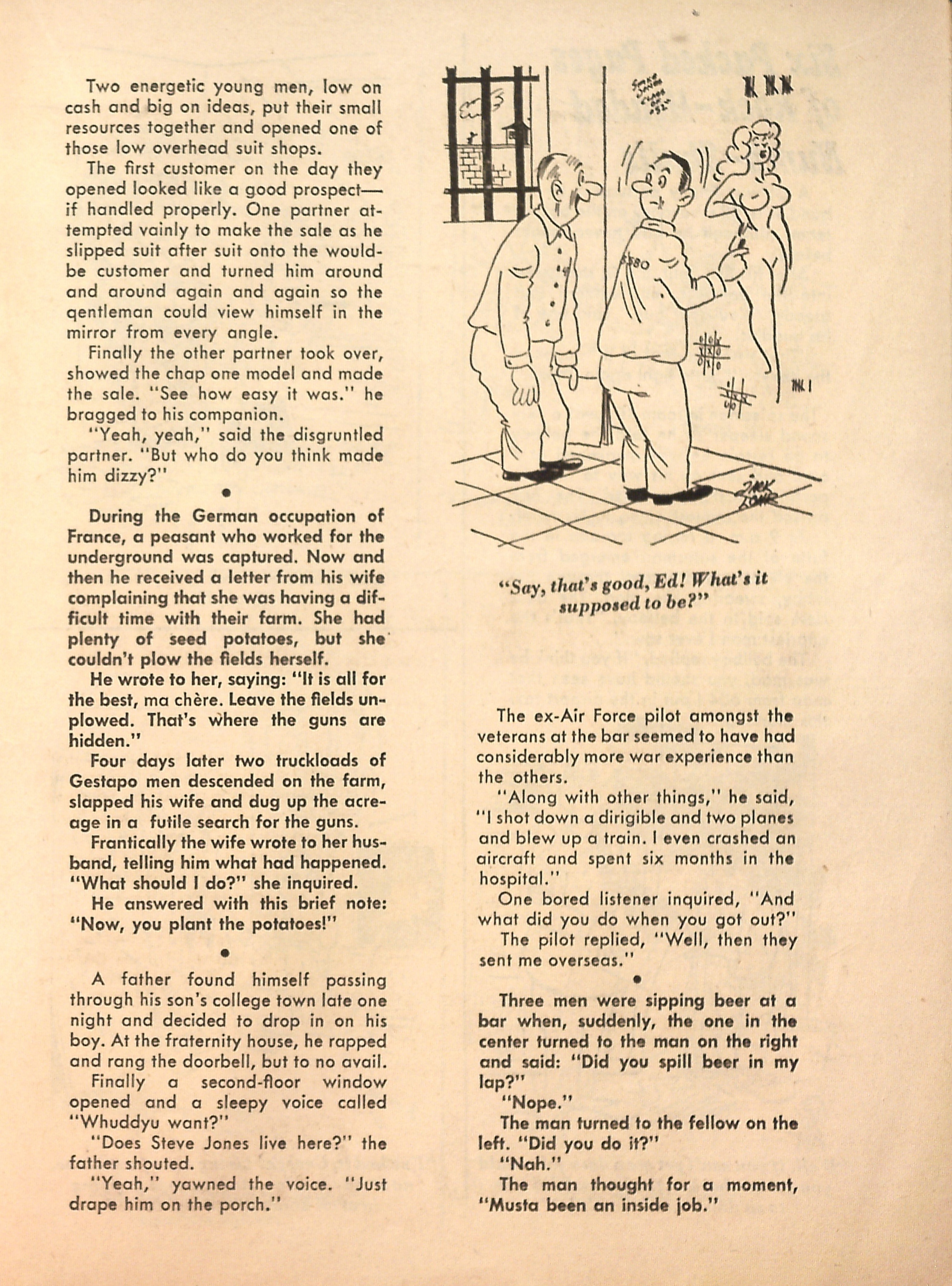 Read online Cartoons and Gags comic -  Issue #26 - 21