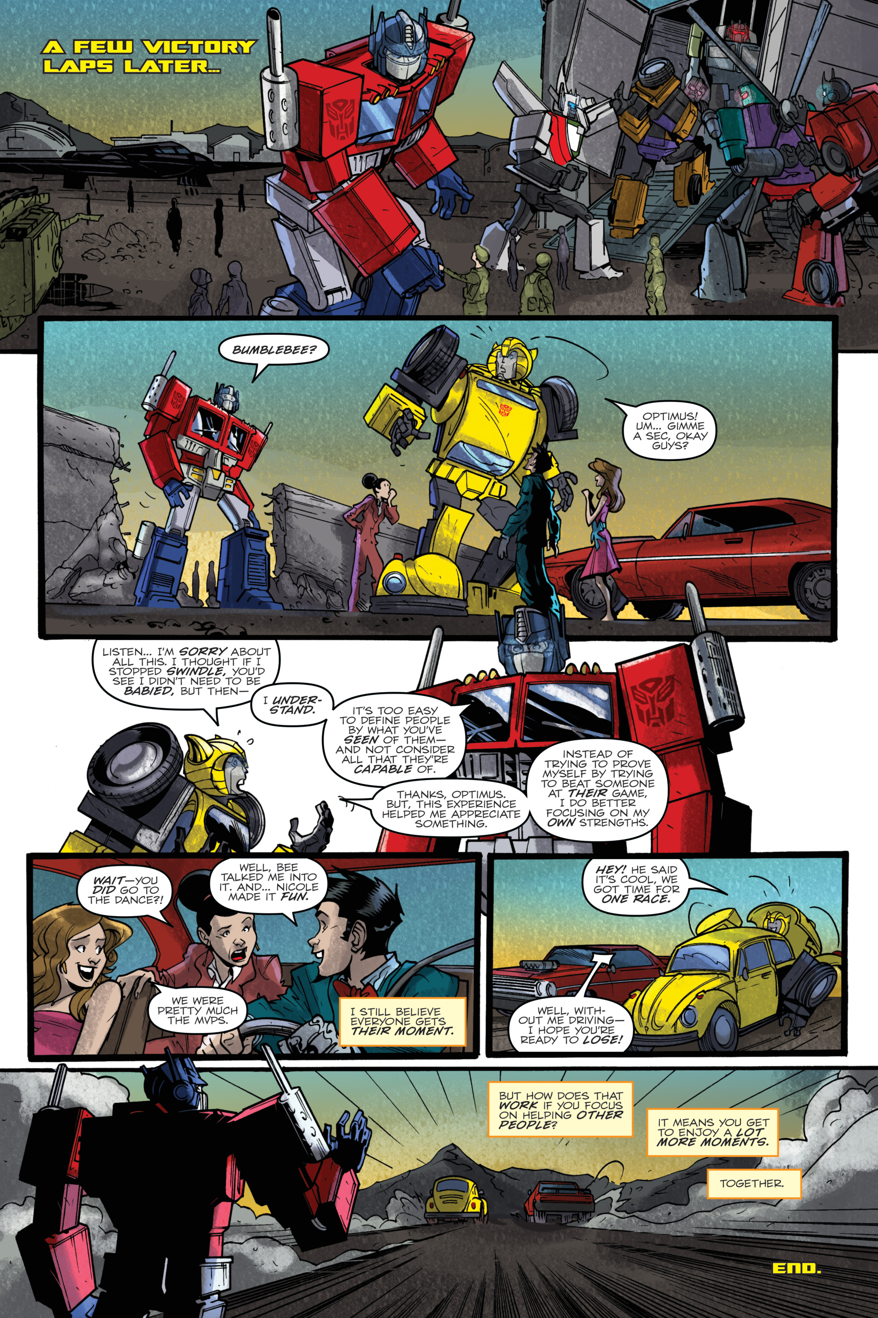Read online Transformers: Bumblebee - Win If You Dare comic -  Issue # TPB - 62