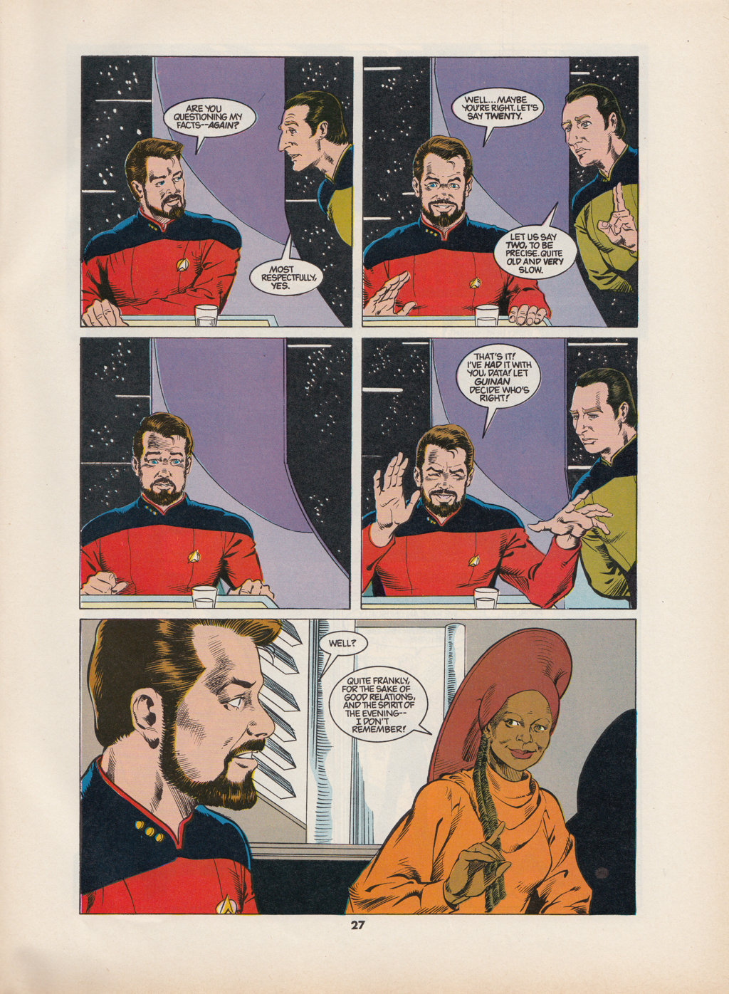 Read online Star Trek The Next Generation (1990) comic -  Issue #16 - 27