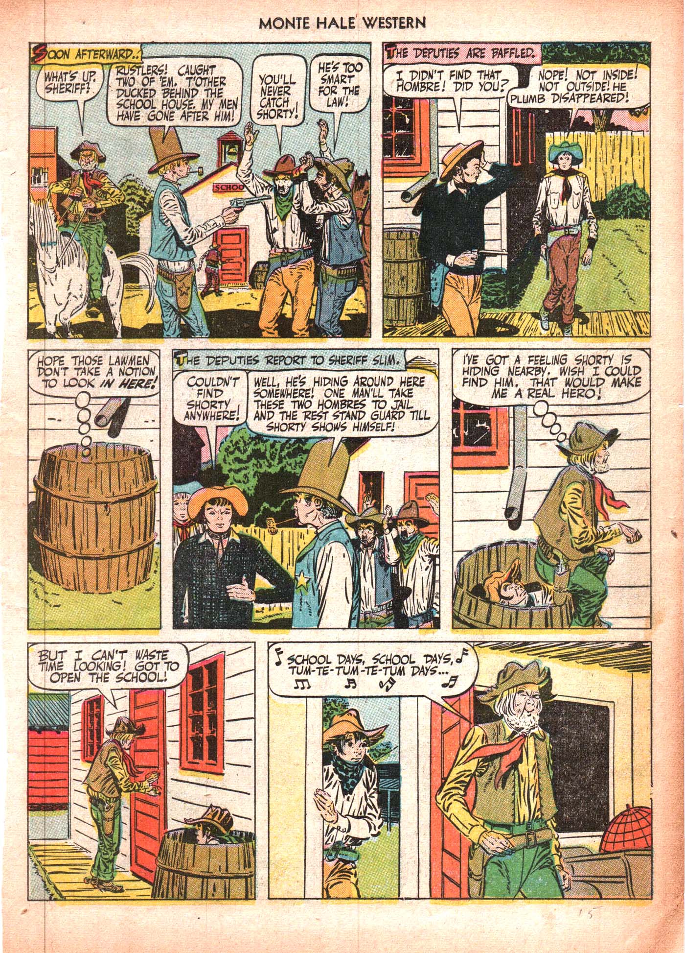 Read online Monte Hale Western comic -  Issue #50 - 15