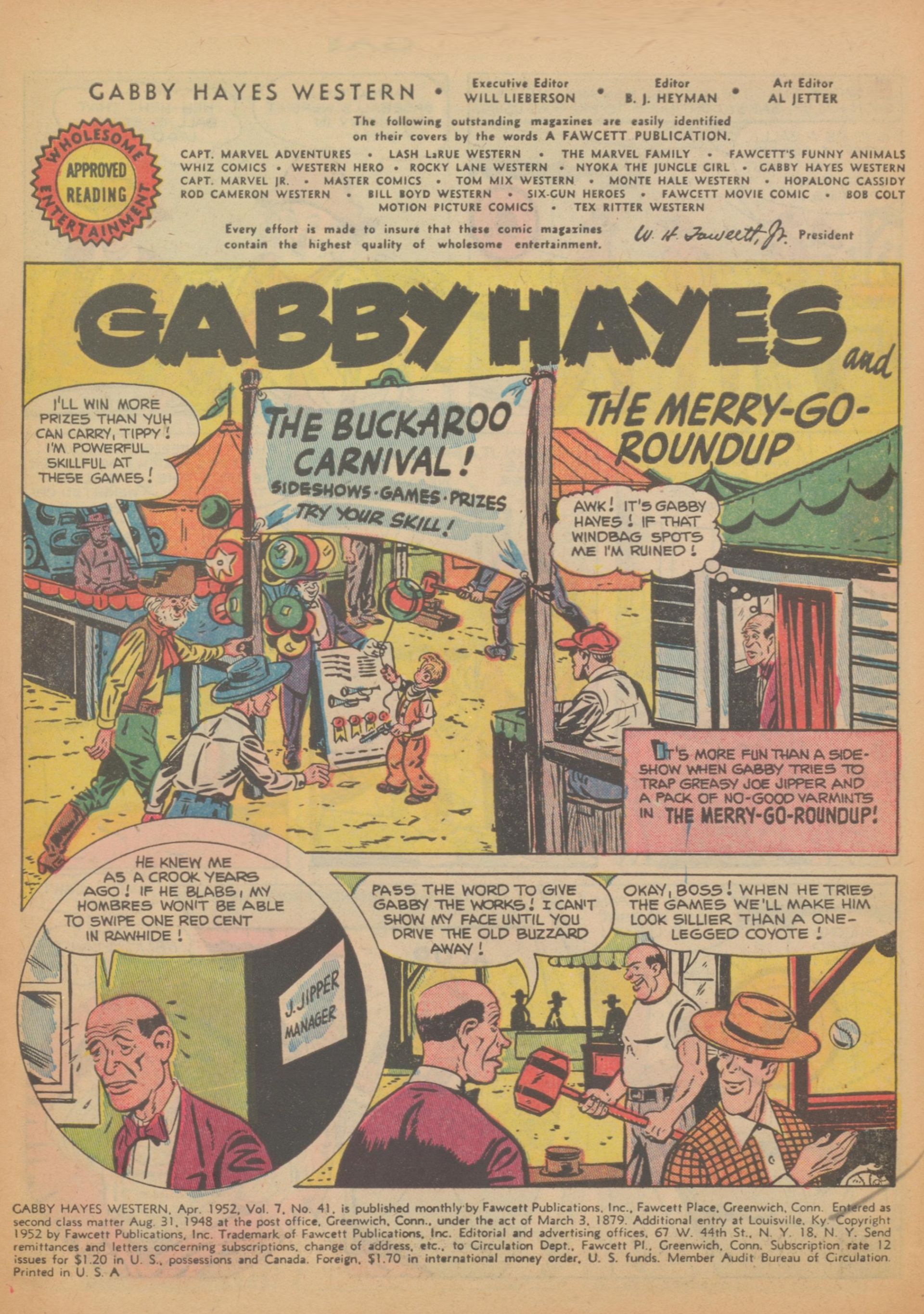 Read online Gabby Hayes Western comic -  Issue #41 - 3