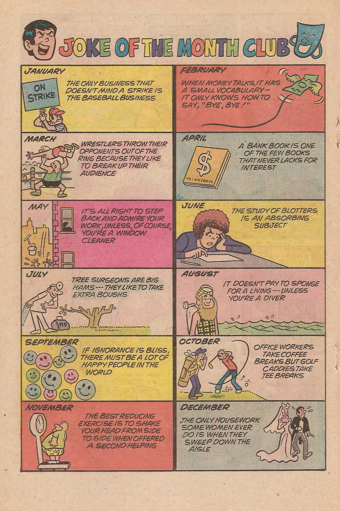 Read online Reggie's Wise Guy Jokes comic -  Issue #36 - 18