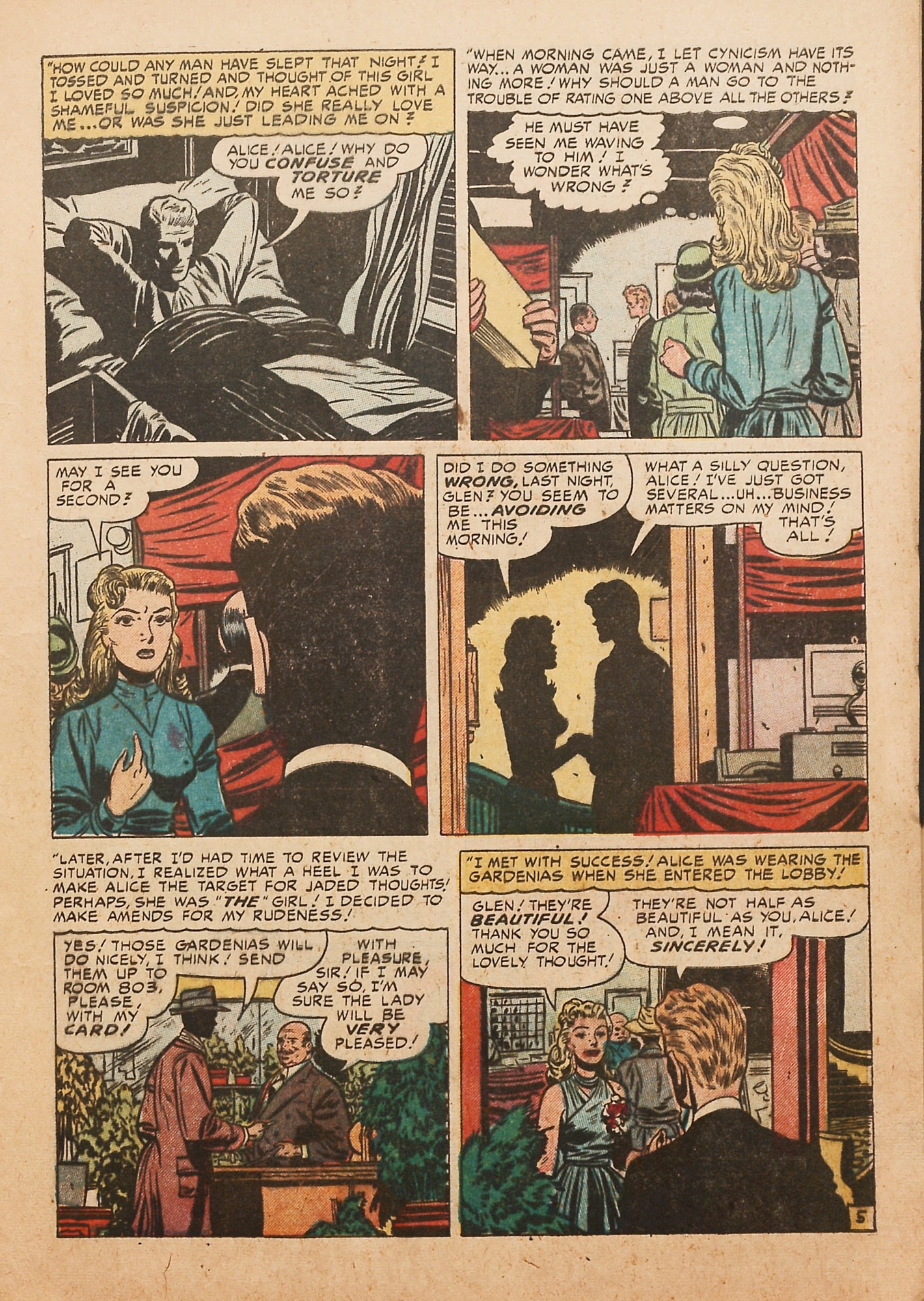 Read online Young Love (1949) comic -  Issue #22 - 19