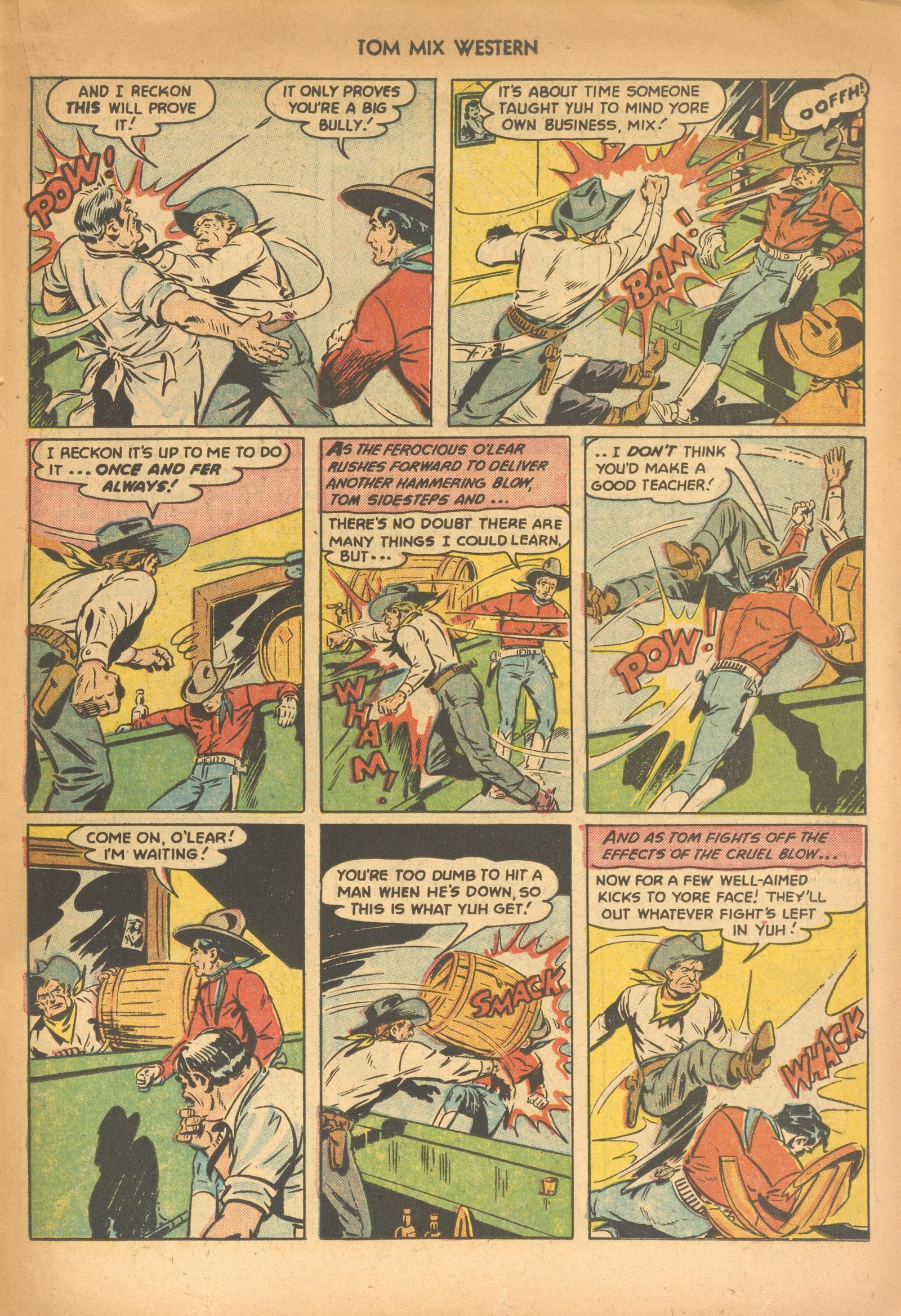 Read online Tom Mix Western (1948) comic -  Issue #57 - 19