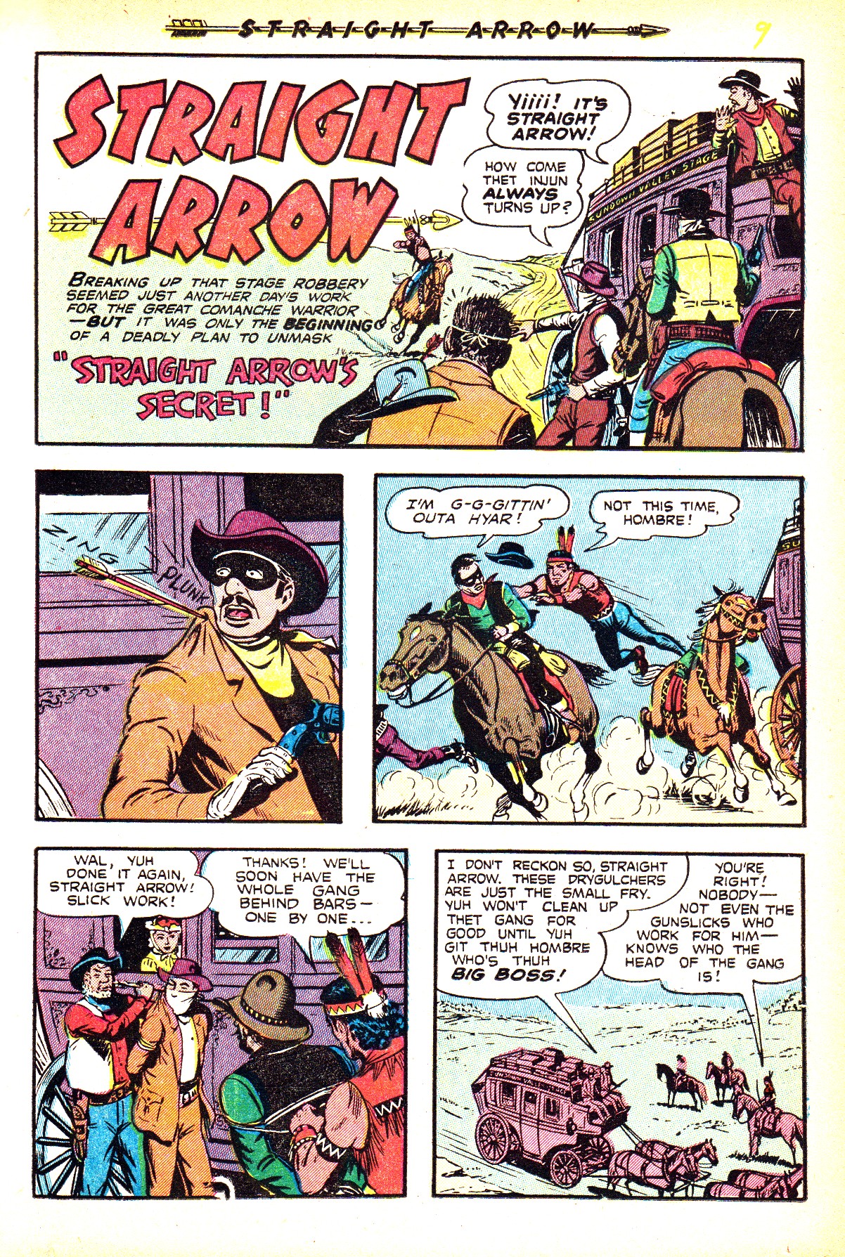 Read online Straight Arrow comic -  Issue #30 - 11