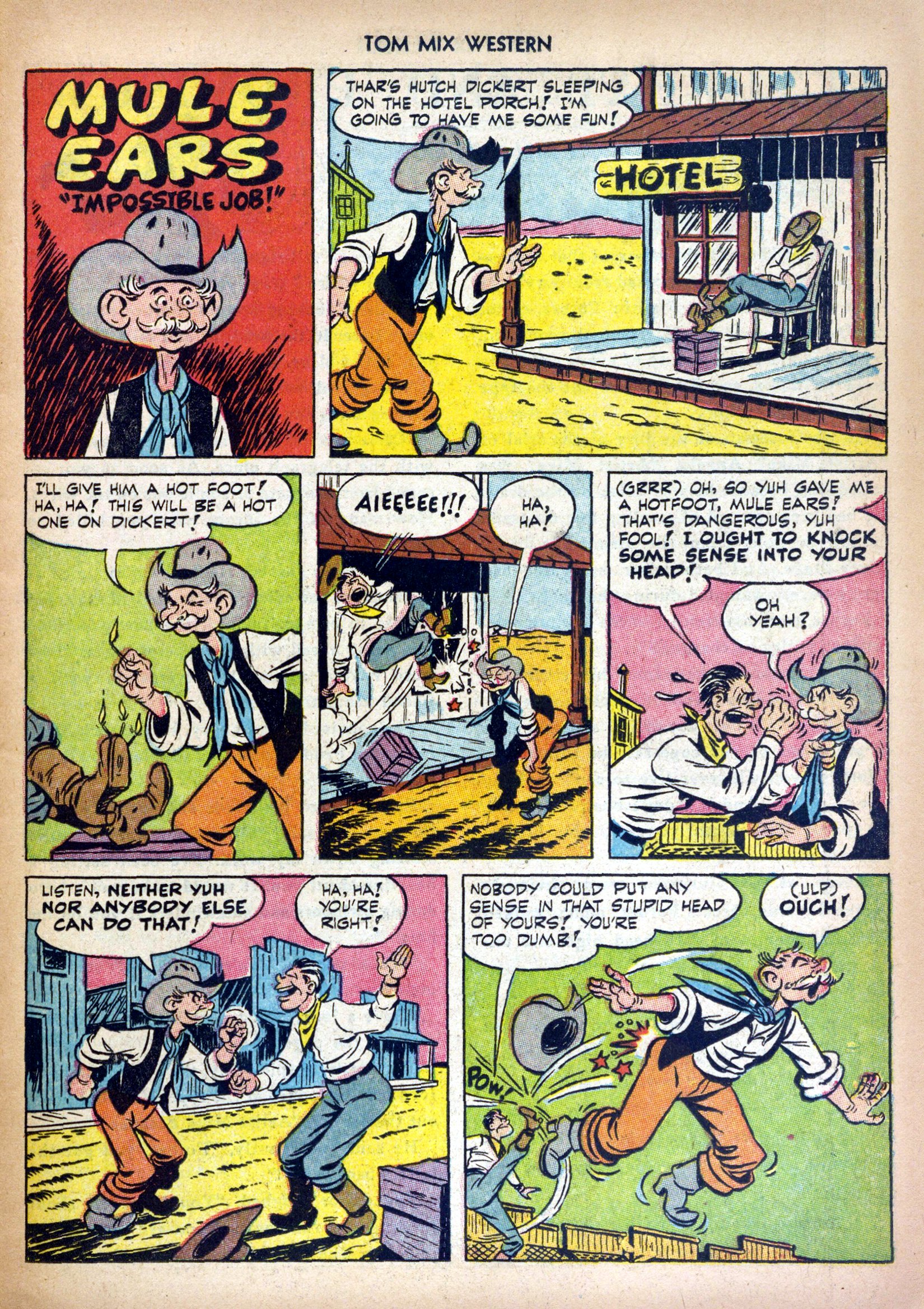 Read online Tom Mix Western (1948) comic -  Issue #58 - 11