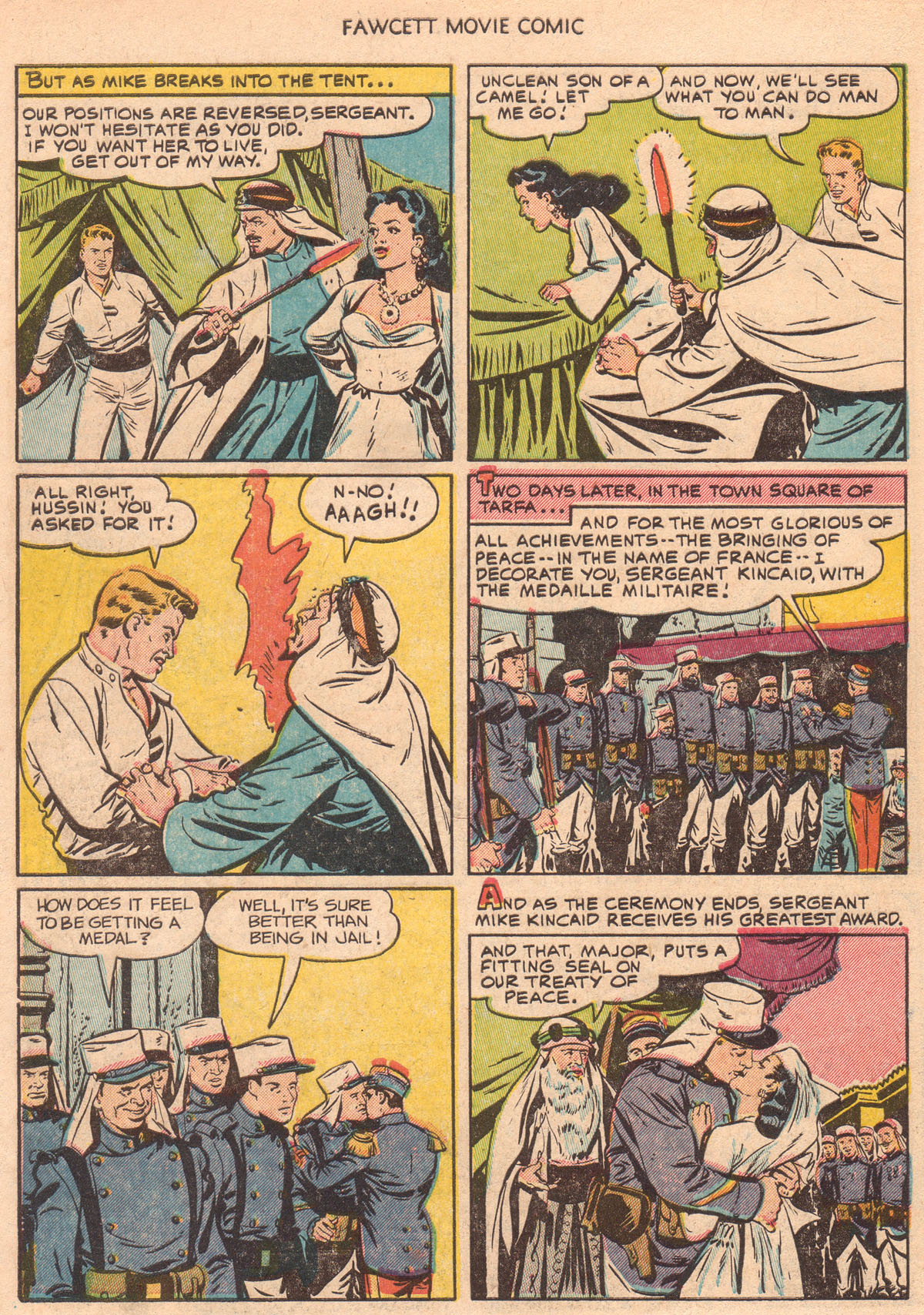 Read online Fawcett Movie Comic comic -  Issue #16 - 35