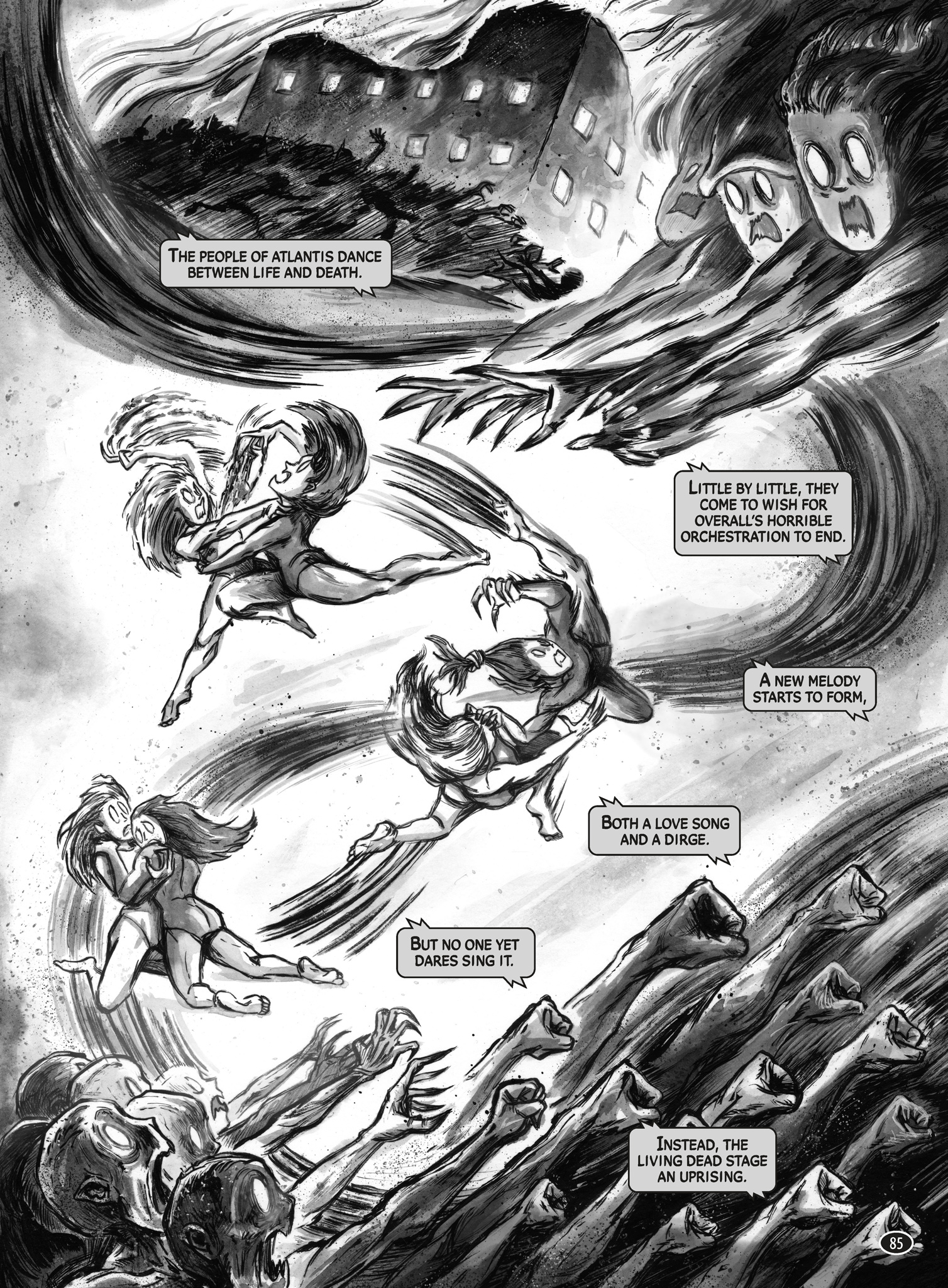 Read online Death Strikes: The Emperor of Atlantis comic -  Issue # TPB - 82