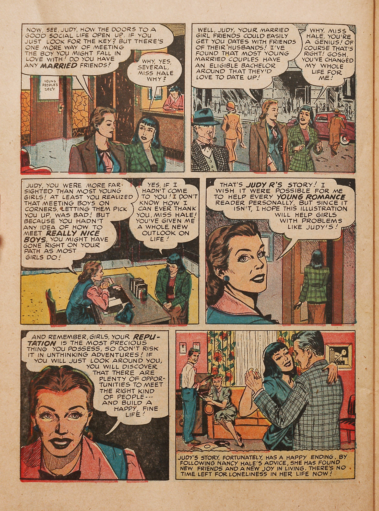 Read online Young Love (1949) comic -  Issue #2 - 38