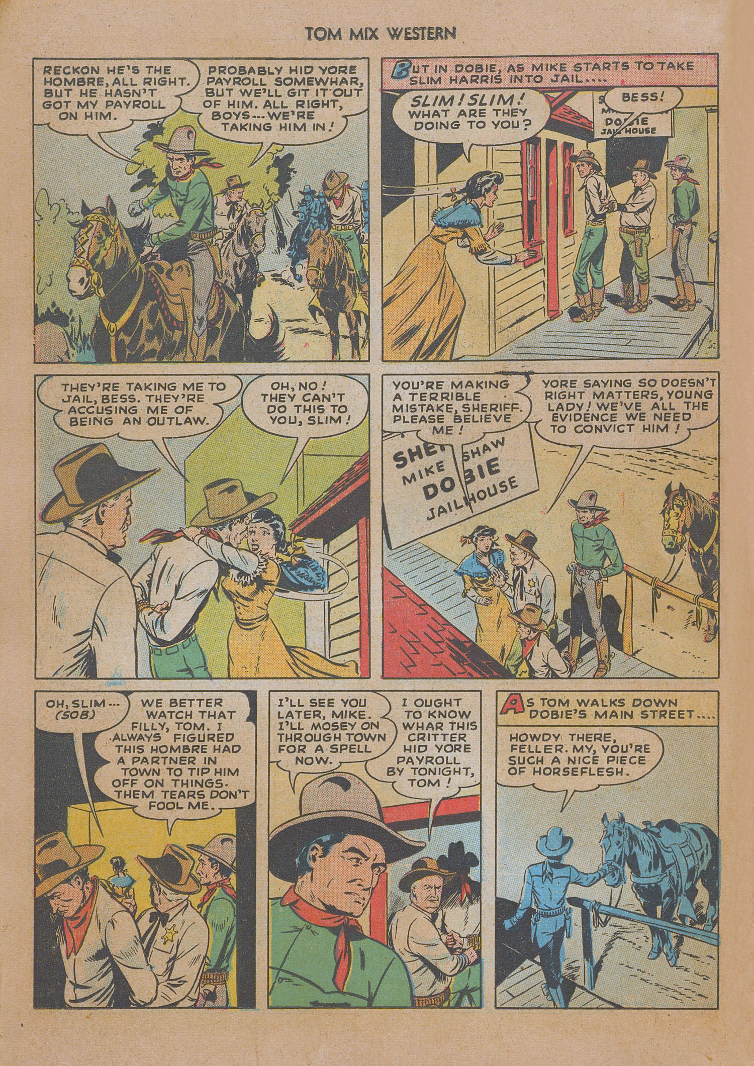 Read online Tom Mix Western (1948) comic -  Issue #13 - 18