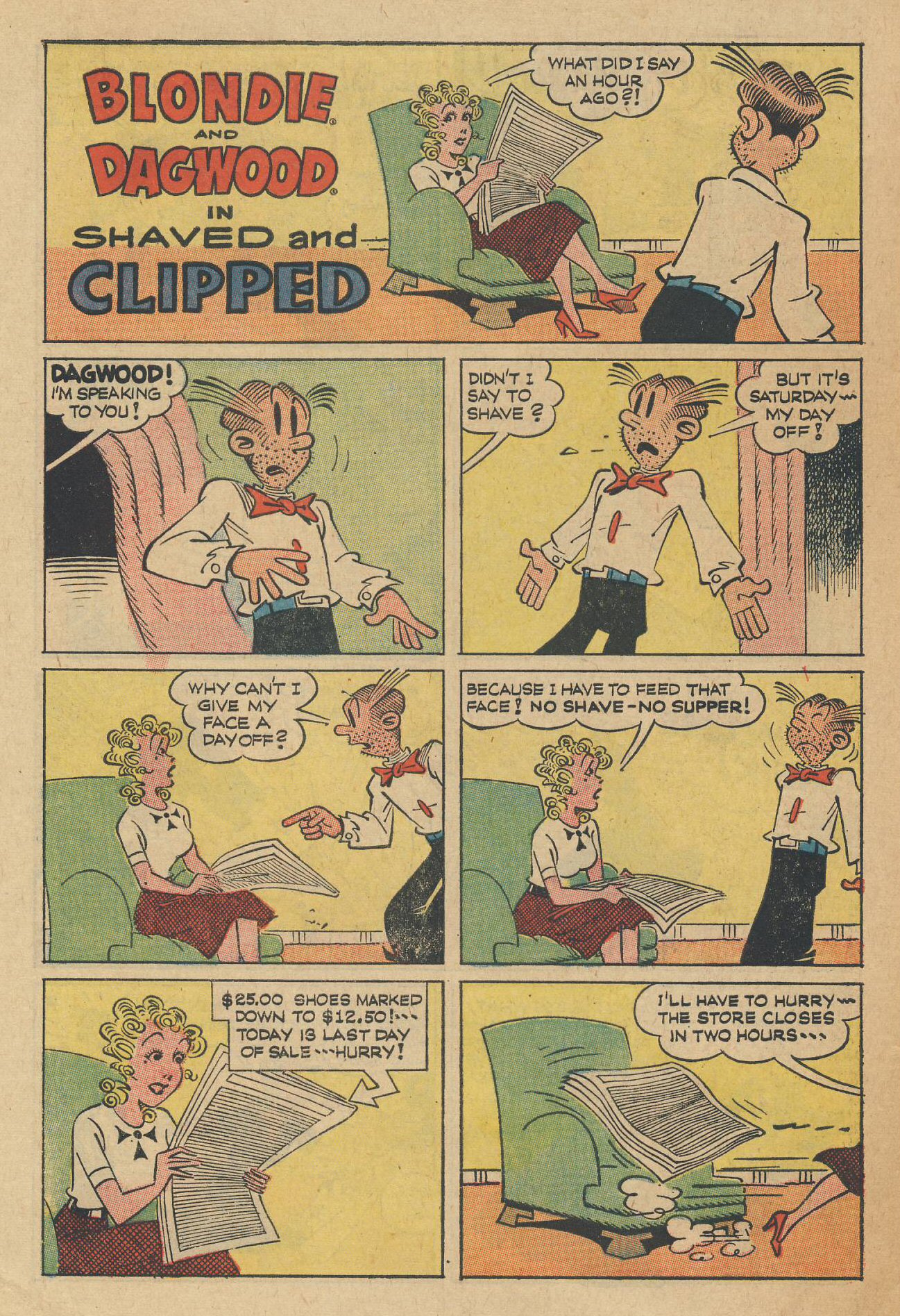 Read online Blondie Comics (1960) comic -  Issue #150 - 10