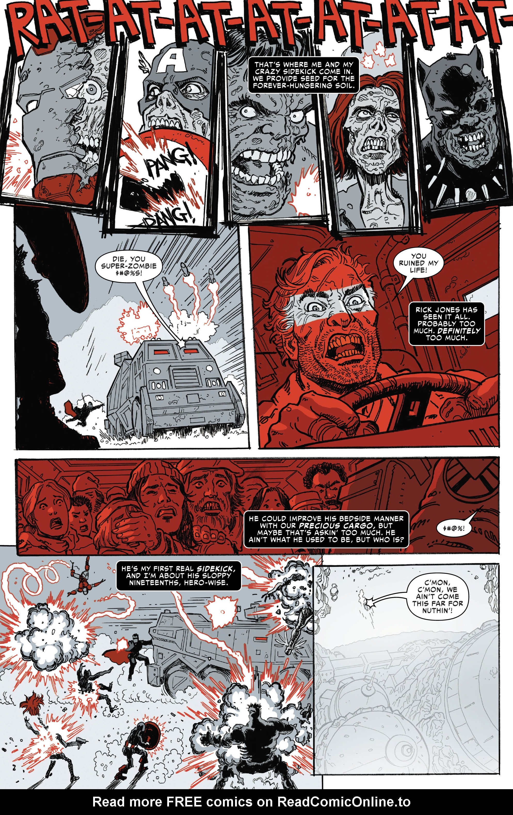 Read online Marvel Zombies: Black, White & Blood comic -  Issue #4 - 7